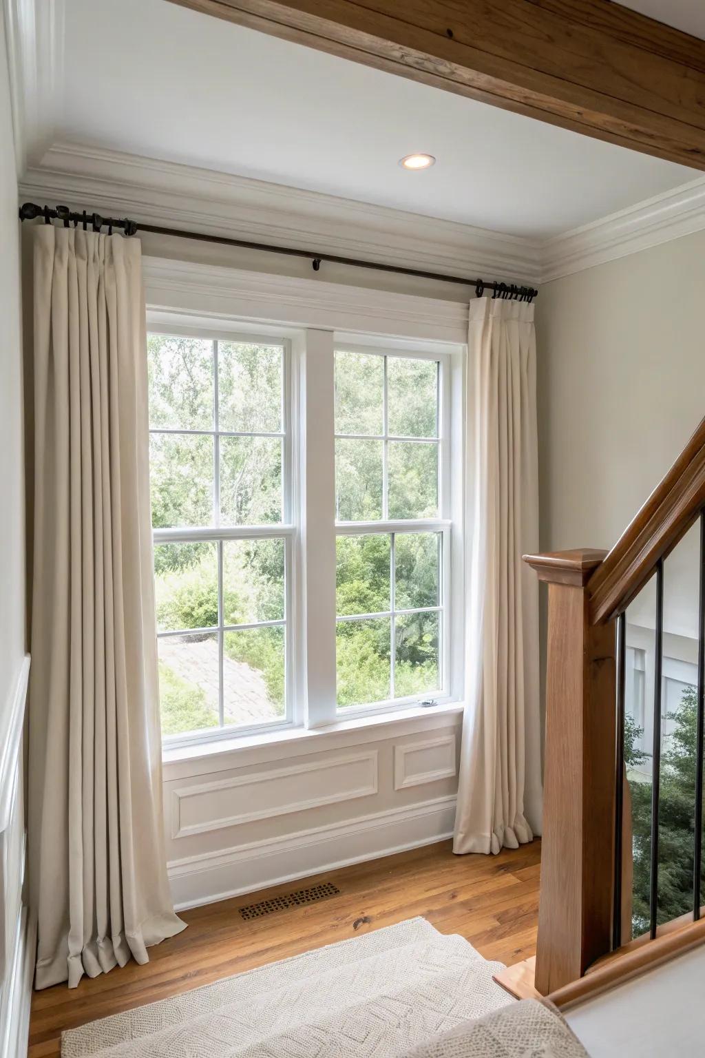 Elevate your space with elegant crown molding for a touch of luxury. 👑 #CrownMolding #ClassicBeauty