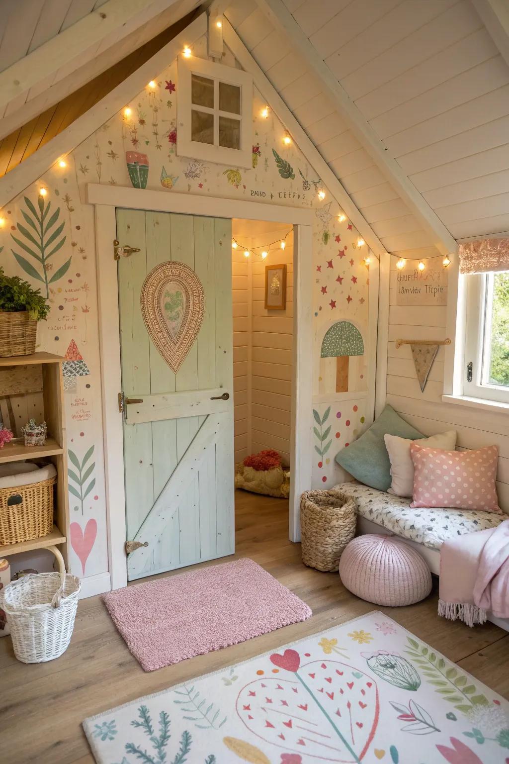 Discover the magic of secret hideaways where every corner holds a new adventure. 🏰 #SecretNooks #PlayhouseMagic #HiddenAdventures