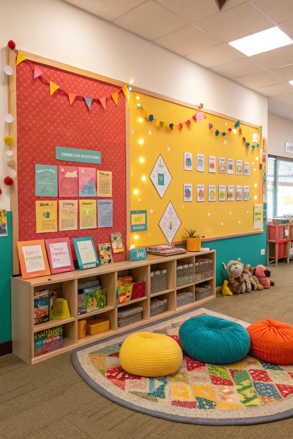 Engage children with interactive and themed displays.
