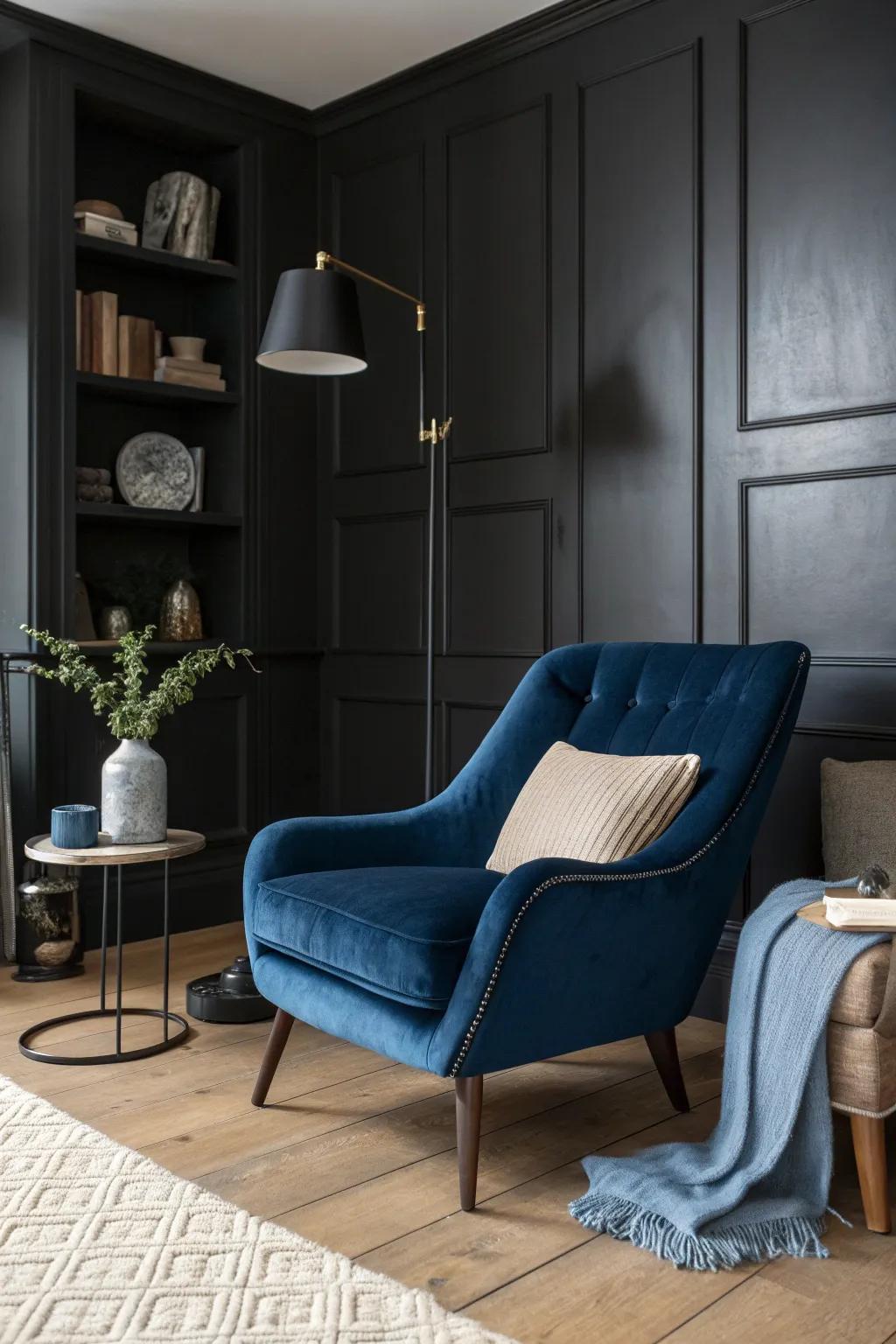 Vintage pieces add character and depth to modern living room designs.