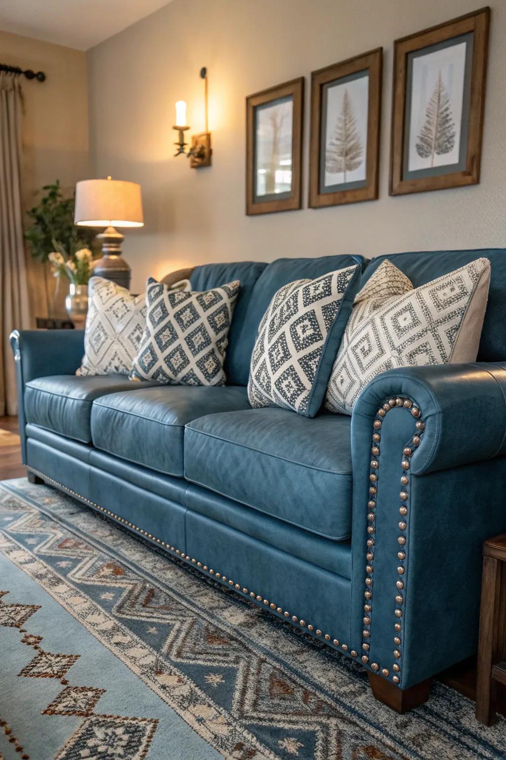 Geometric patterns bring a modern edge and dynamic flair to your decor. 🔶 #GeometricDesign #ModernLiving