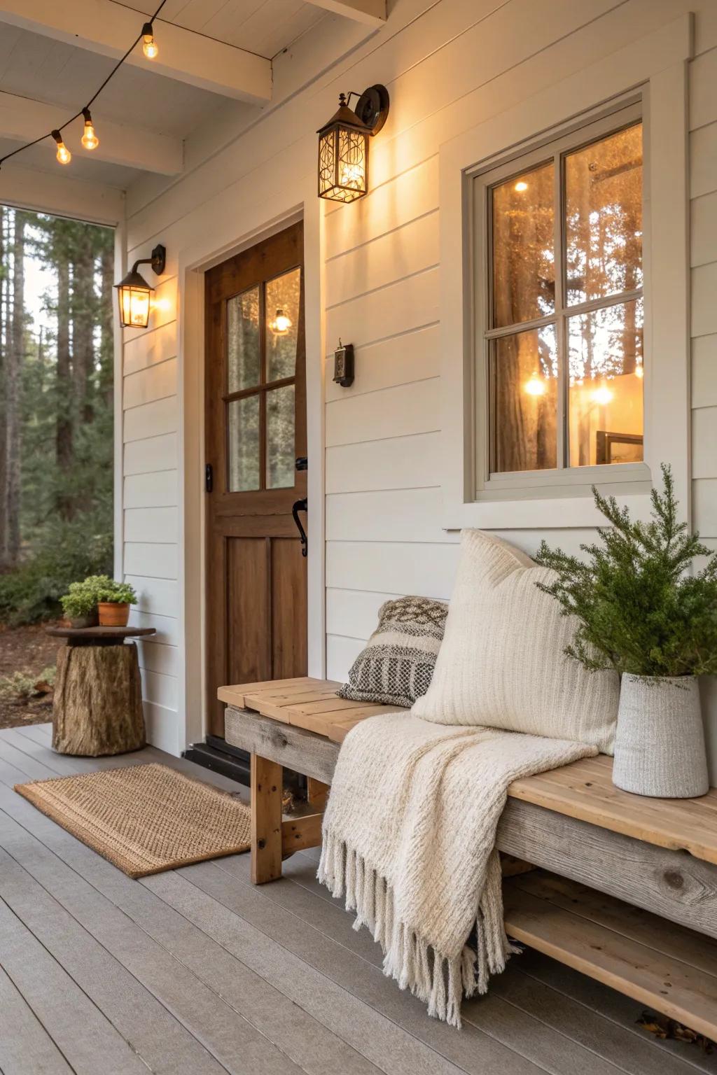 Make your entryway a warm welcome to all who visit.