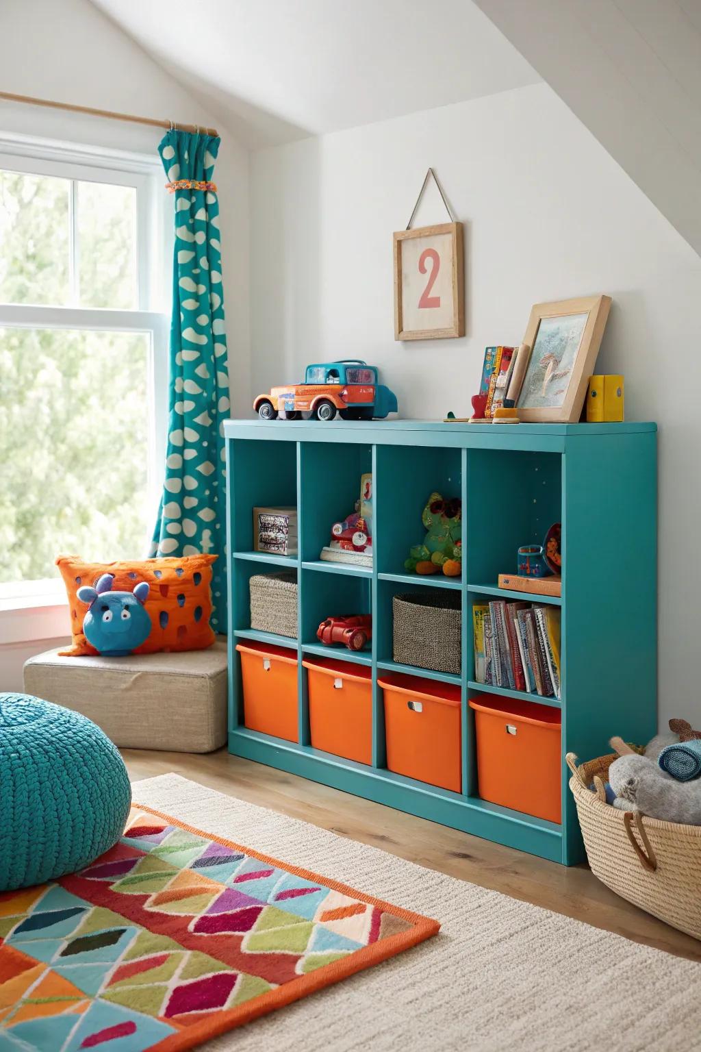 Display shelves that celebrate achievements while keeping clutter at bay.