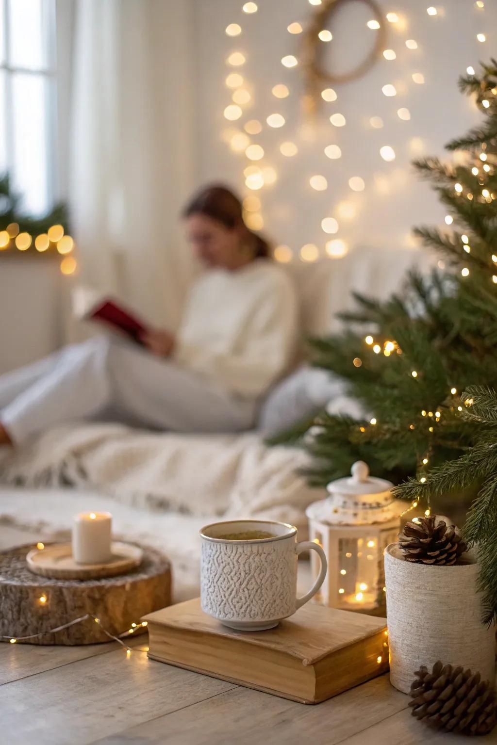 Let the magic of twinkling lights enchant your holiday portraits. ✨ #ChristmasLights #MagicalMoments