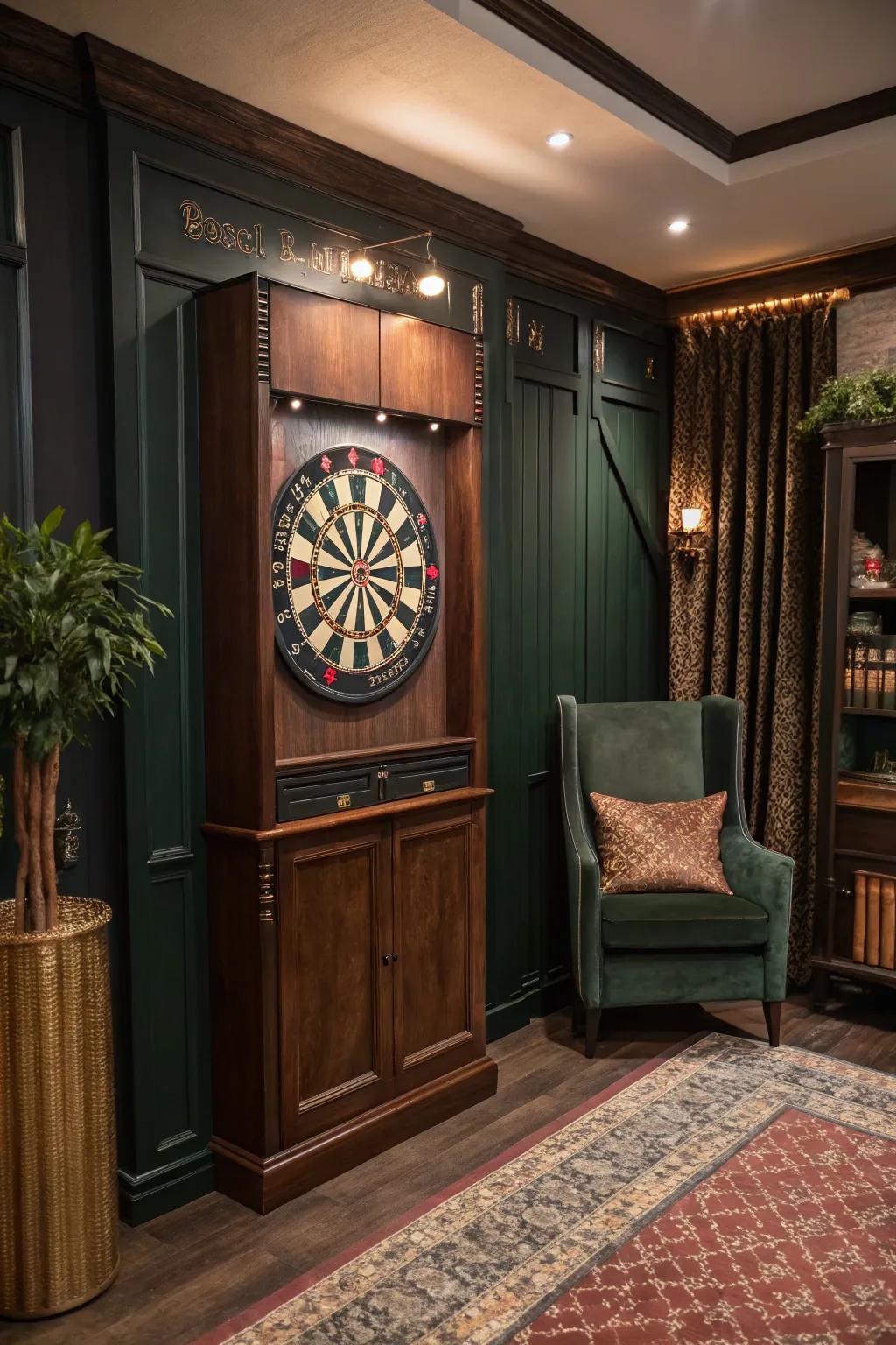 Explore the tactile appeal of mixed textures with a cabinet that adds depth to your decor.