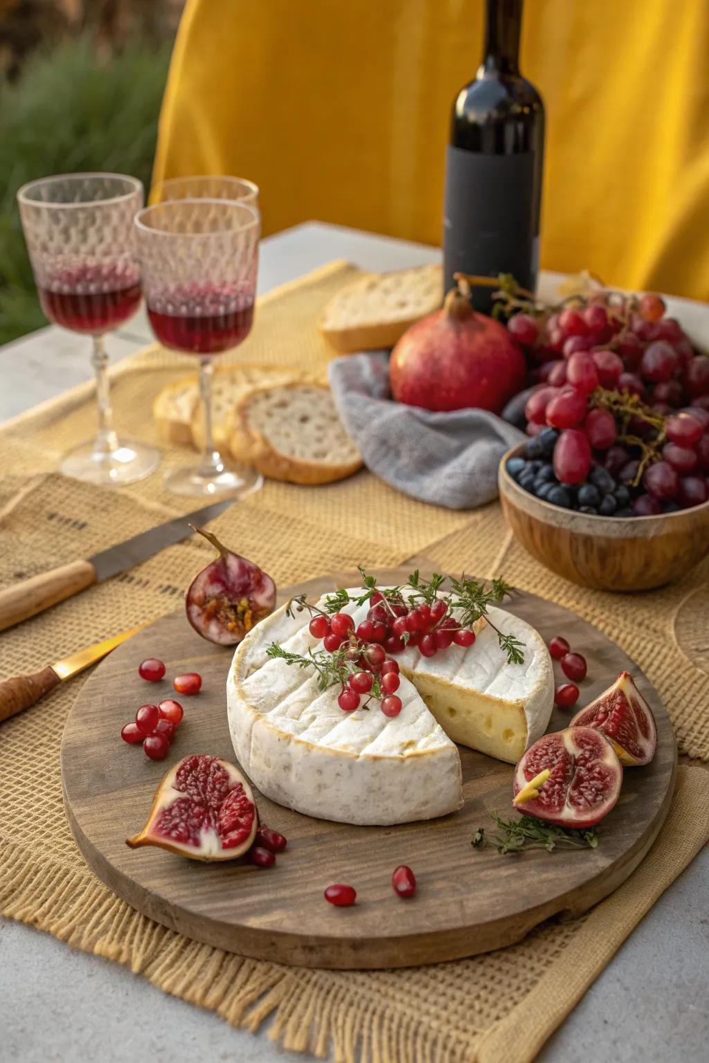 Indulge in a sophisticated French cheese platter. 🧀 #CheeseLovers #GourmetDelights