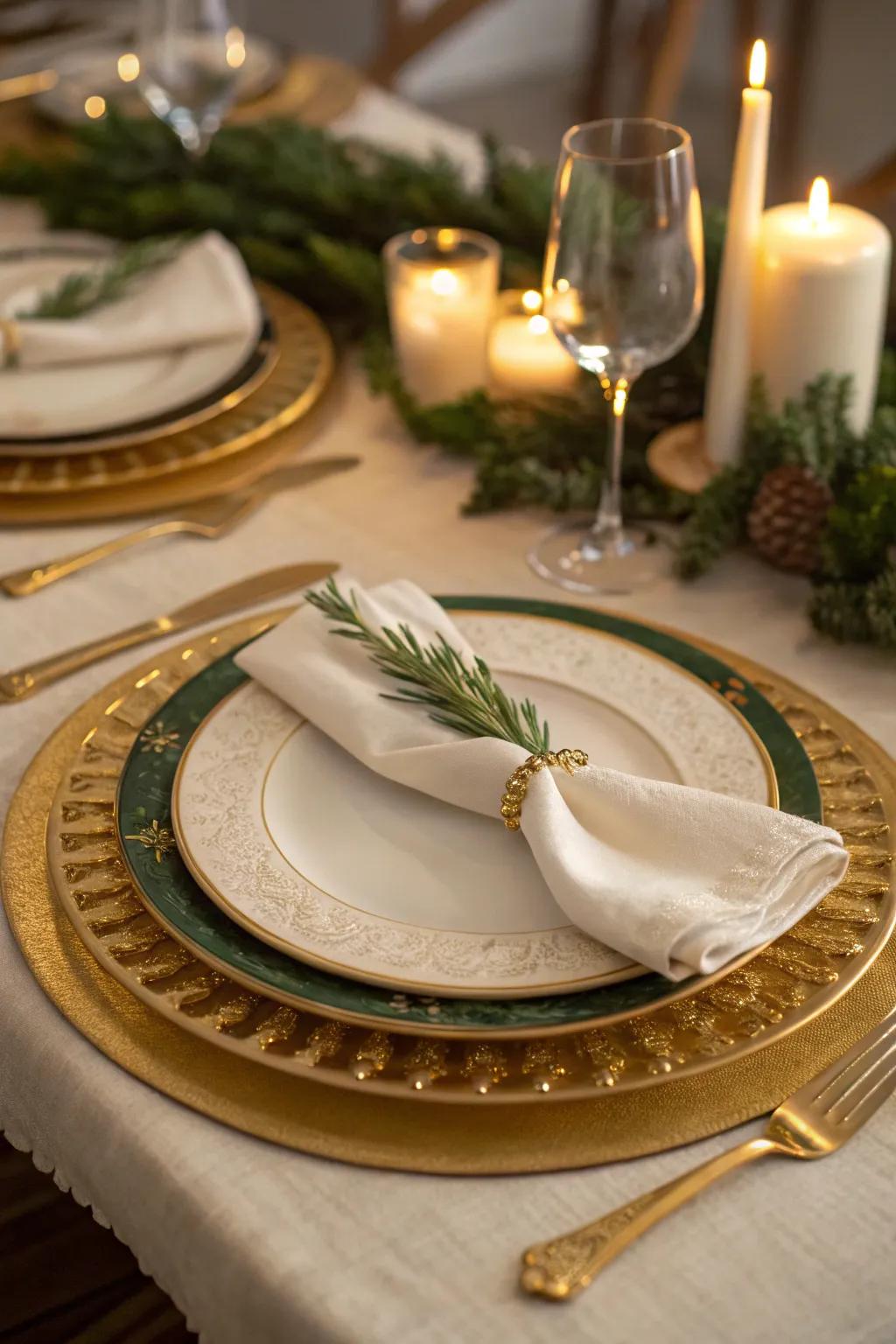 Gold-accented serving pieces add a luxurious touch to your meal presentation. ✨ #GoldElegance #DiningLuxury