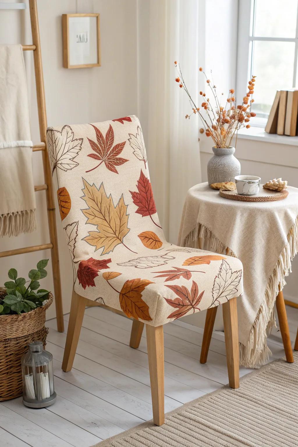 Celebrate the seasons with festive chair decor that brings the outside in. 🌸
