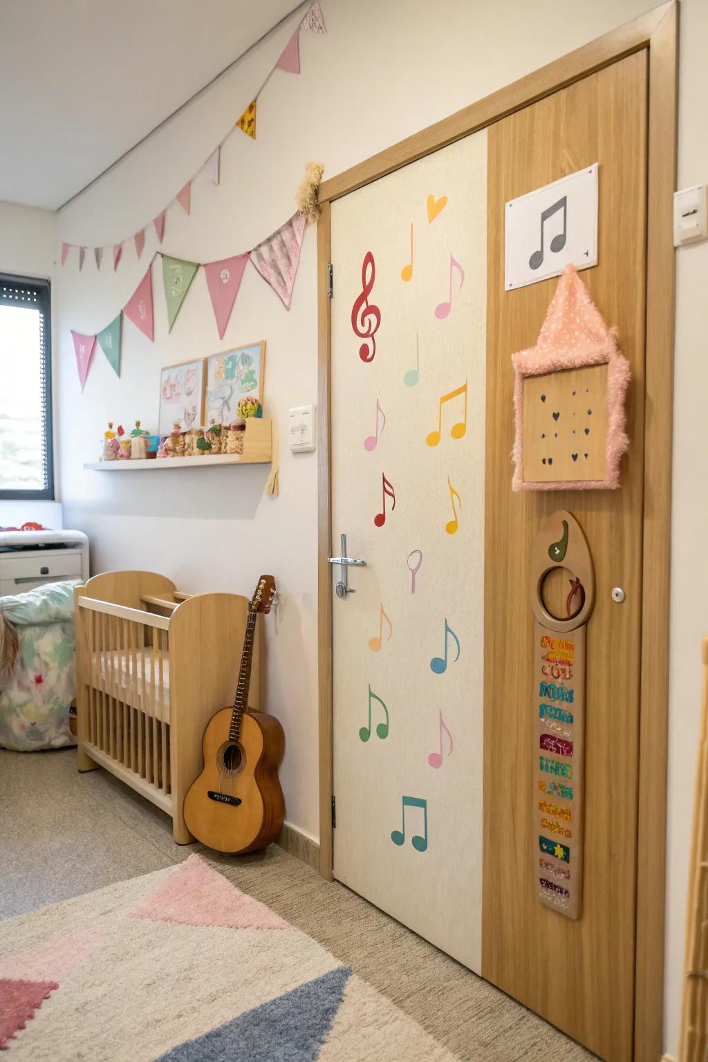 Let the music play with this melodious door!