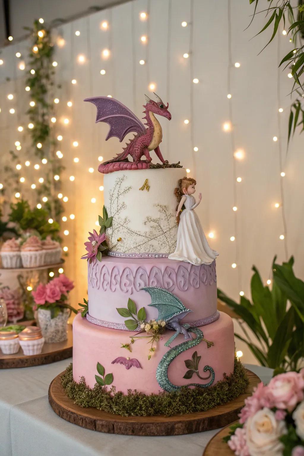 Embrace the magic with a fantastical cake adventure. 🐉✨ #FantasyCakes #BirthdayMagic