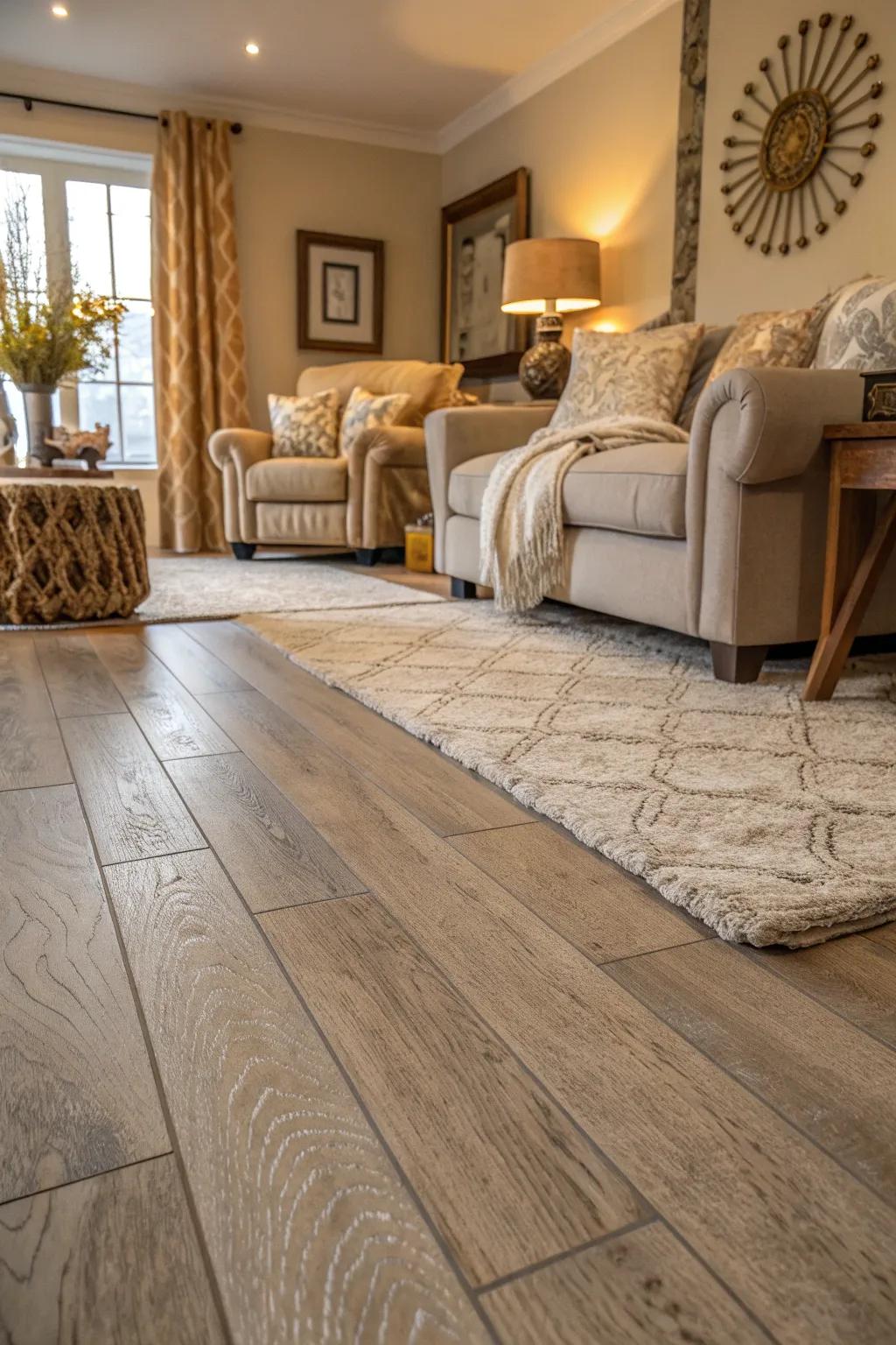 Matte finishes provide understated elegance and warmth.