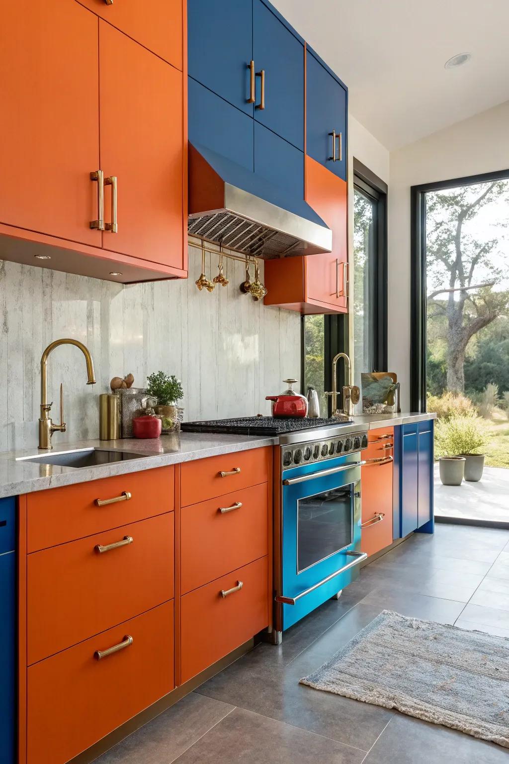 Mixed metals bring a touch of luxury to your kitchen design.