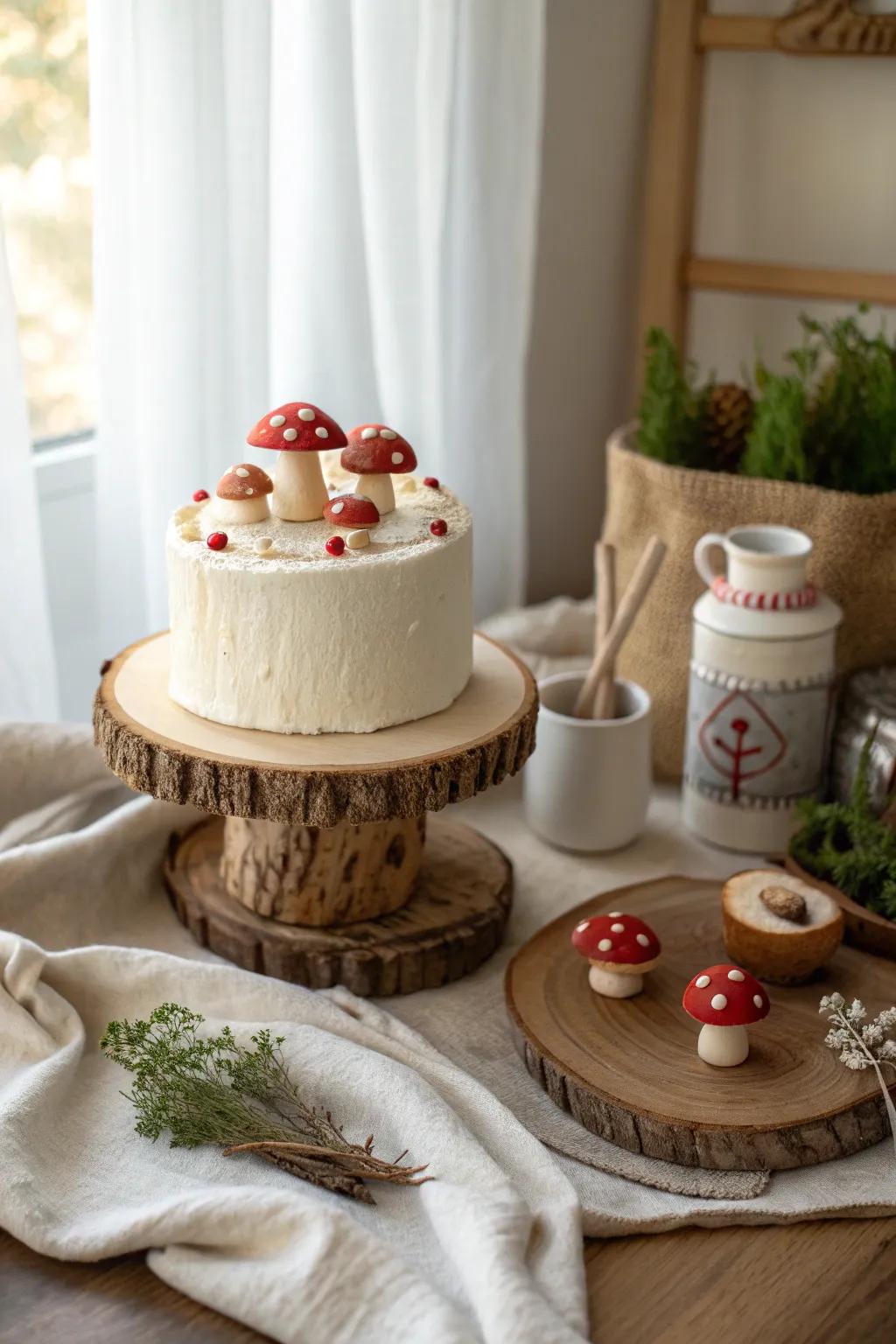 Elevate your celebrations with mushroom cake toppers that bring a playful and magical element to your desserts.