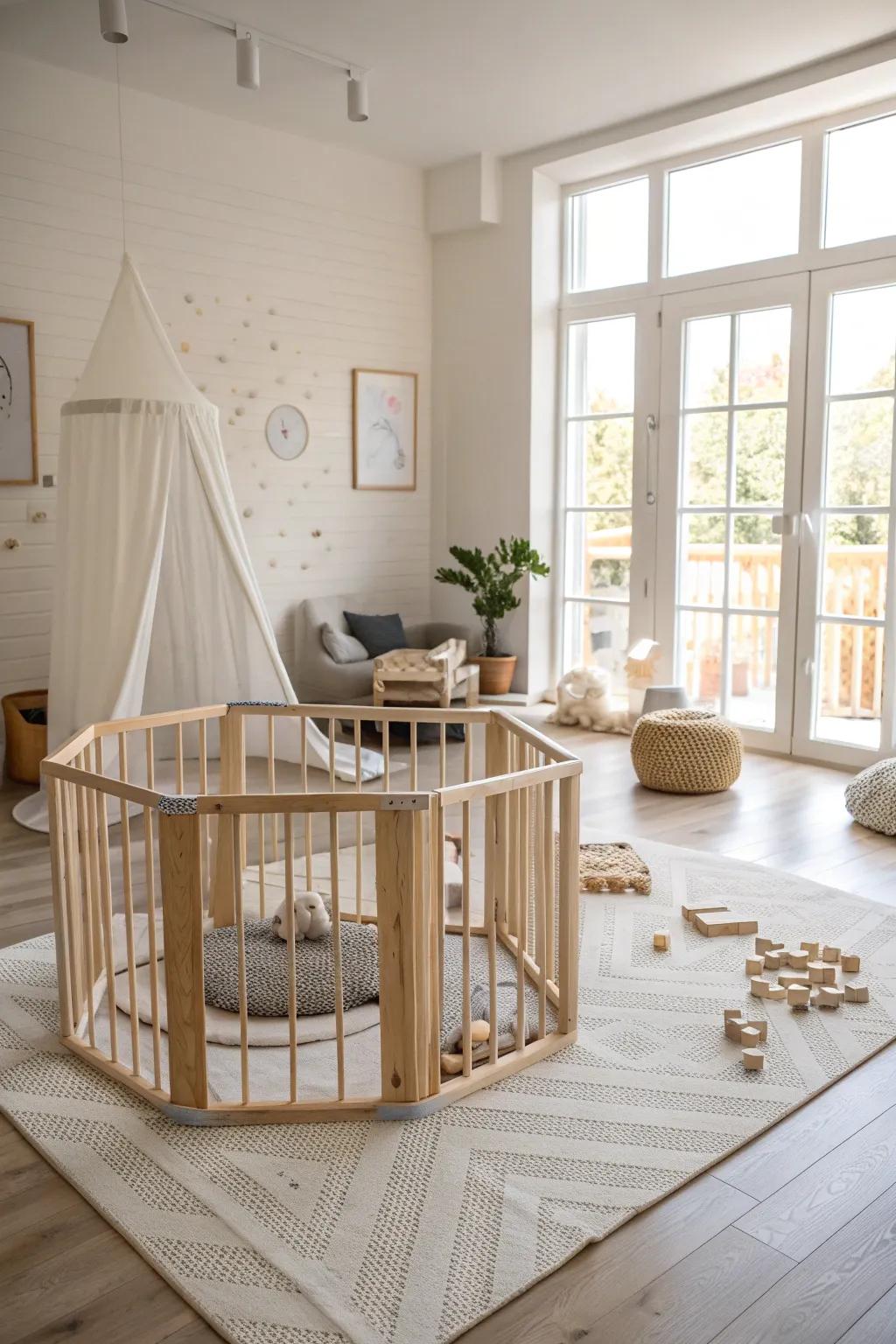 Expandable playpens offer room to grow, adapting to your child's needs over time.