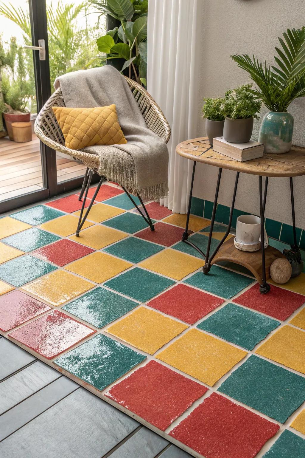 Add a touch of sophistication with neutral inlays that complement any decor.