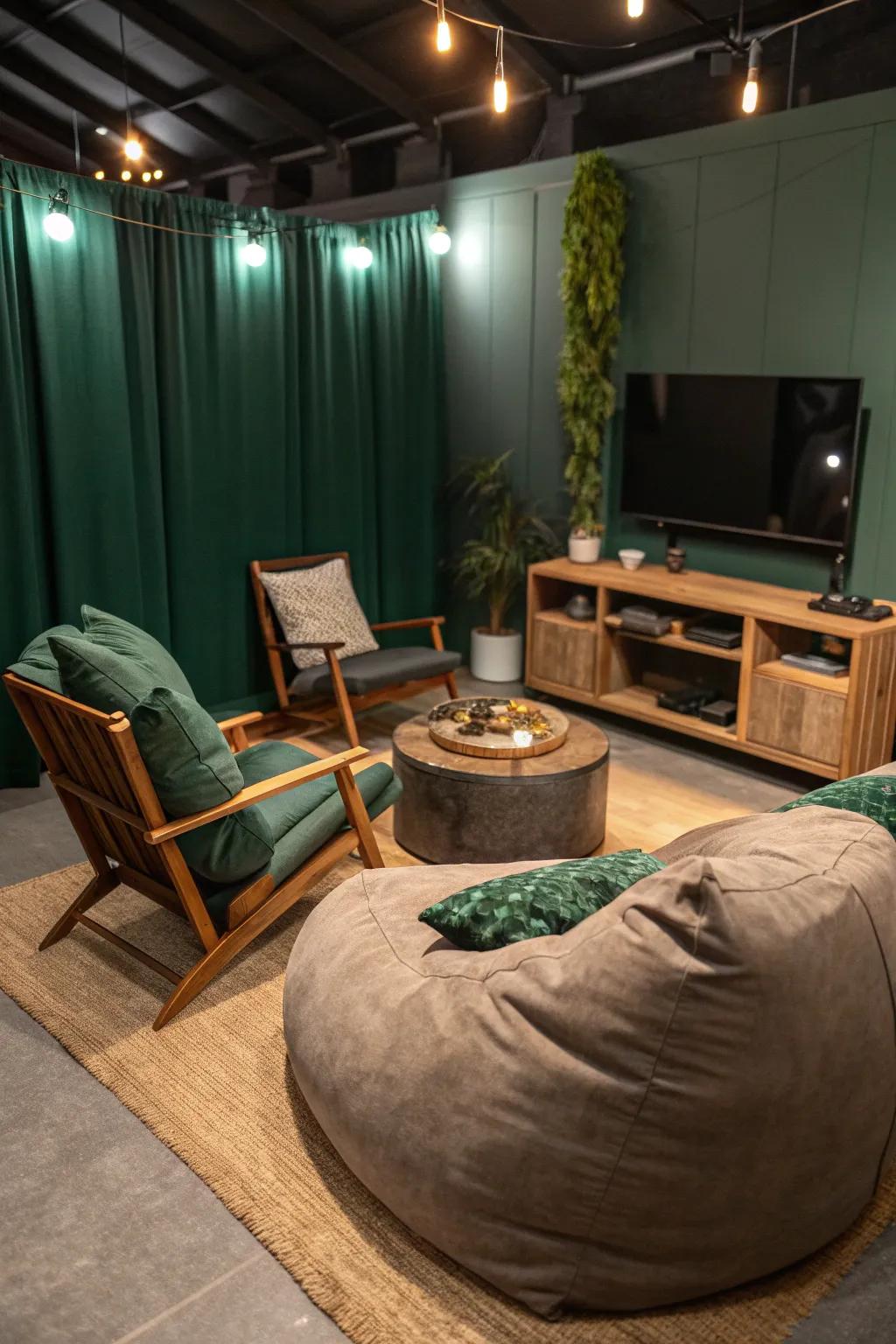 Unwind in a cozy relaxation zone that offers a break from intense gaming. #RelaxAndPlay #ChillZone