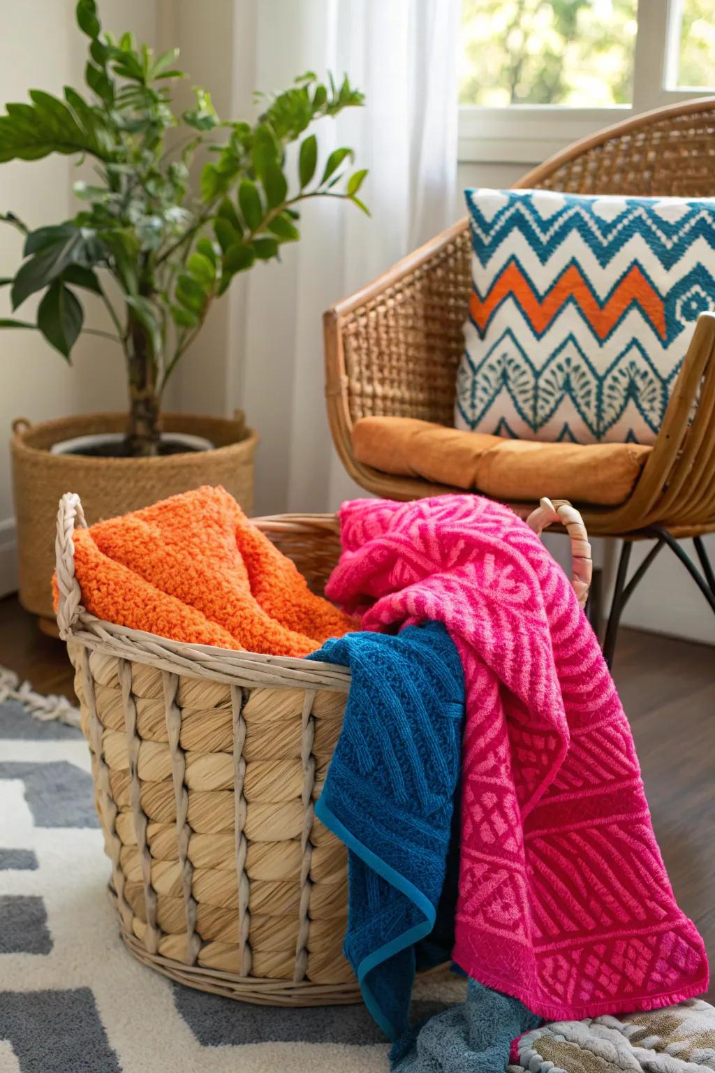 Pattern play brings energy and vibrancy to your decor. #PatternMix #EclecticStyle