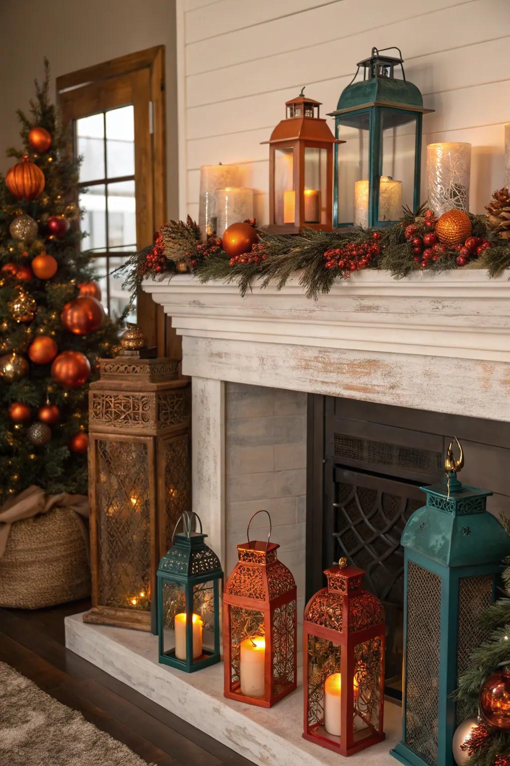 Infuse vintage charm into your decor with antique lanterns that whisper stories of the past.