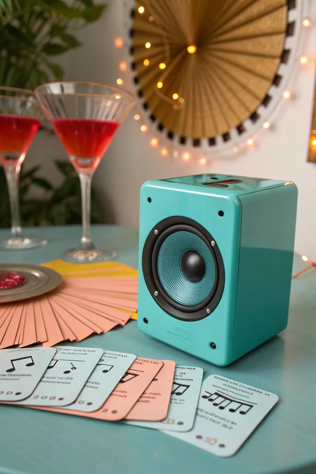 Keep the vibe alive with a themed music playlist. 🎶 #PartyTunes #MusicMood #CocktailVibes