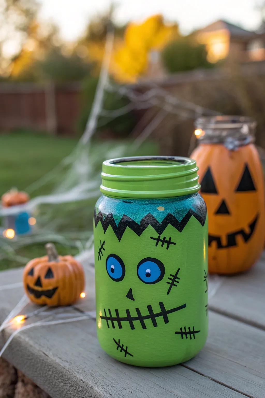 Bring your tip jar to life with a Frankenstein theme that’s electrifyingly fun.