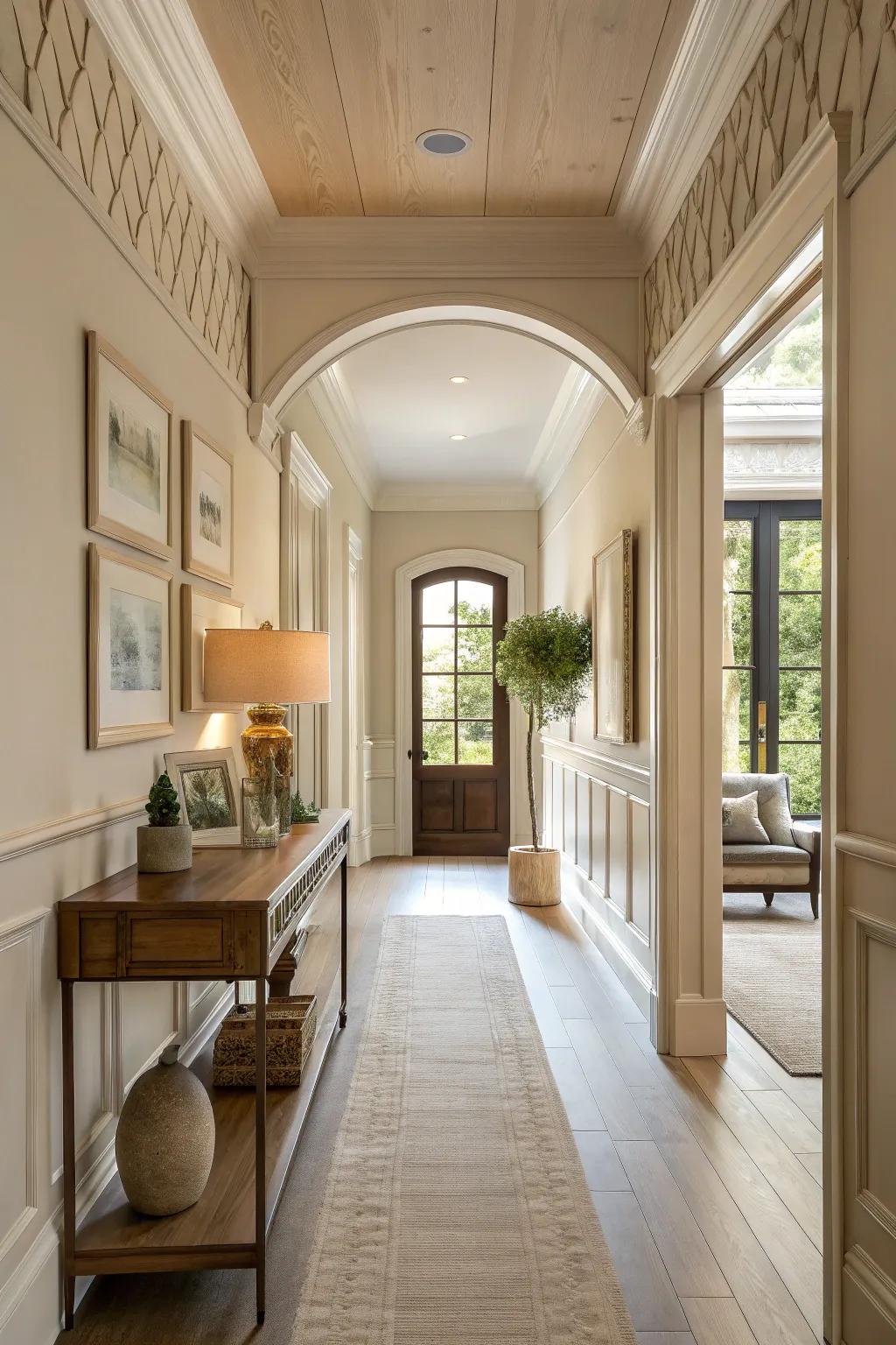 Explore the depth of design with layered molding effects that captivate.