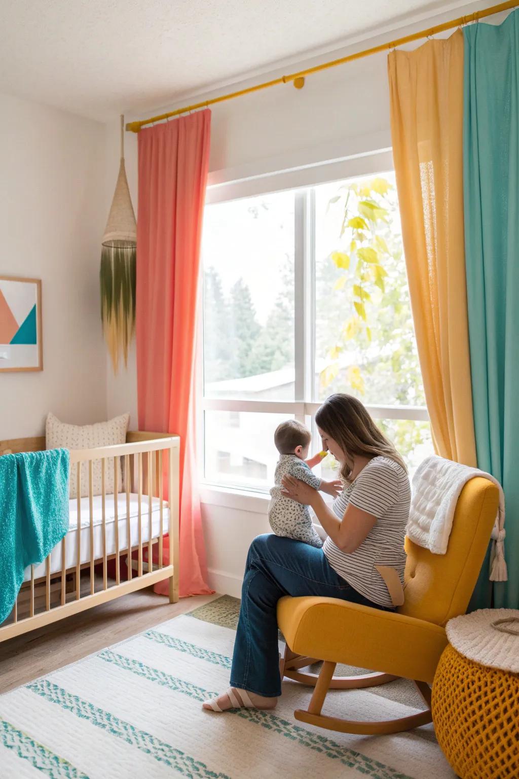 Natural light enhances space and mood, creating an inviting shared room.