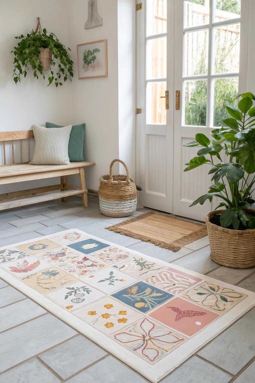 Inject some fun into your floors with playful patterns that dance with joy.