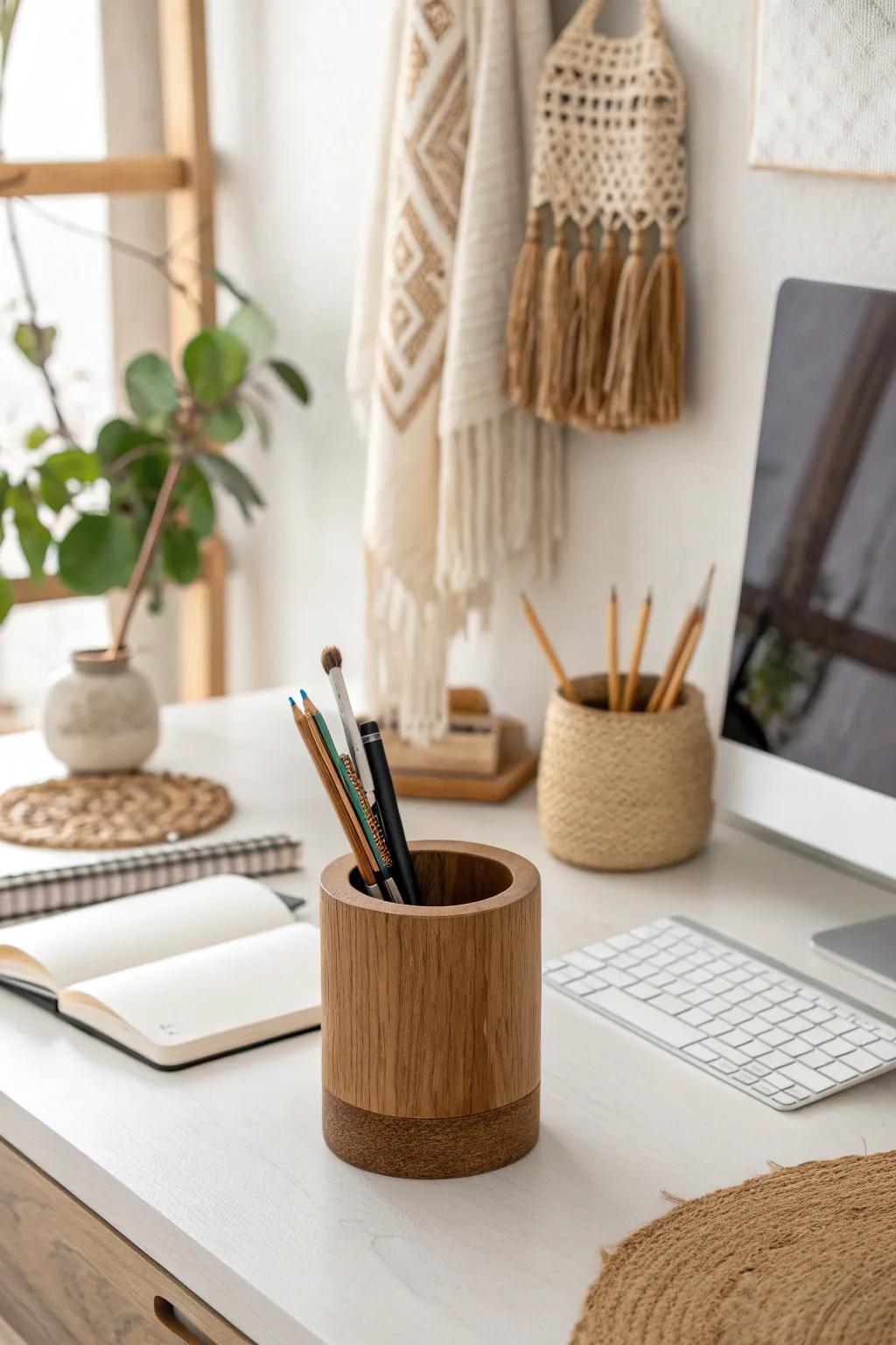 Bring warmth and individuality to your office with artisan decor. 🎨 #ArtisanDecor #UniqueSpaces