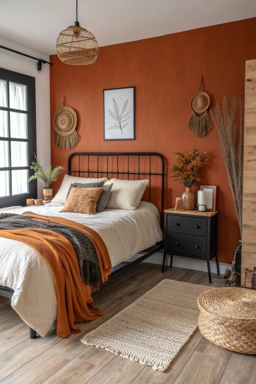 An eclectic mix of styles adds personality and charm to your bedroom.