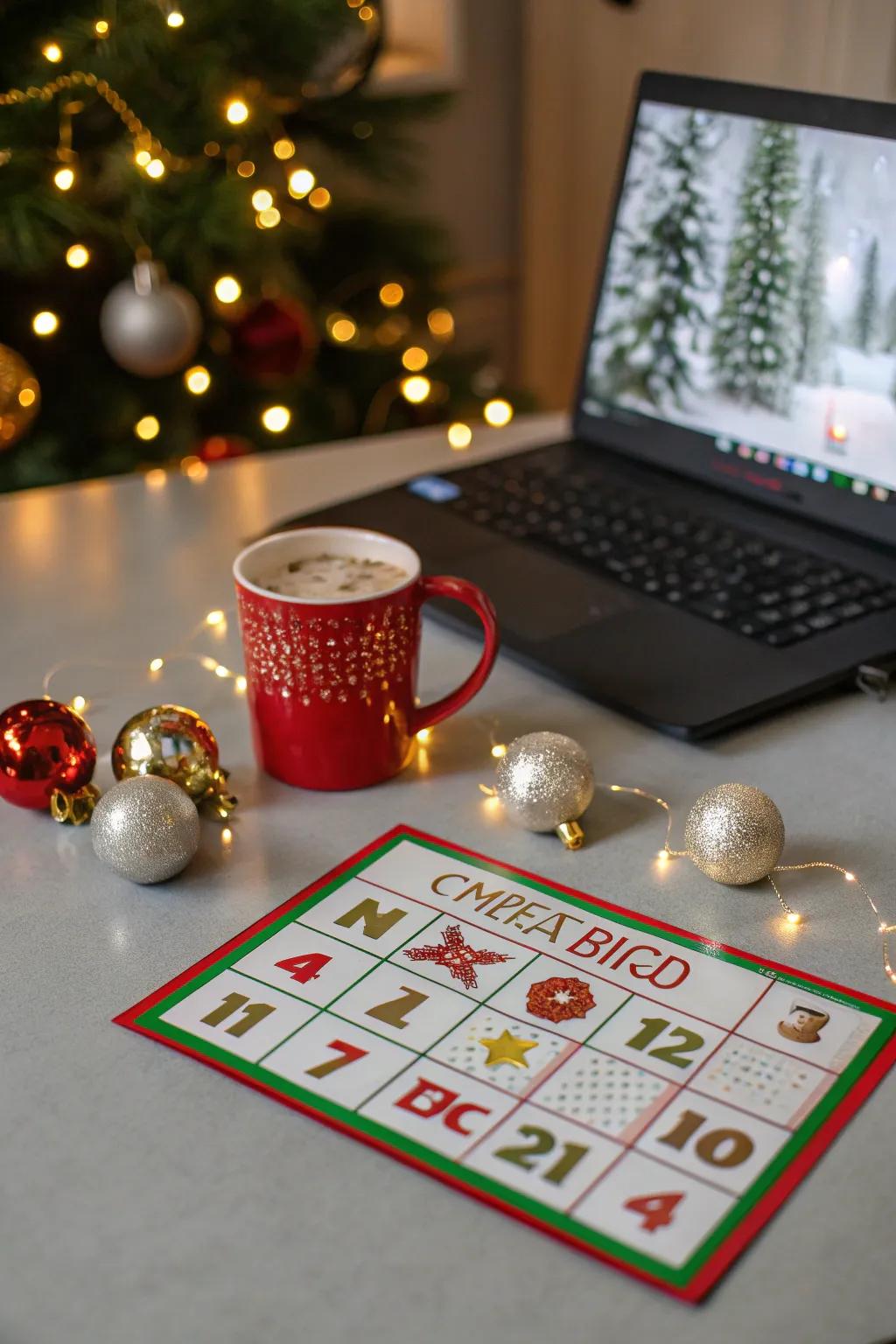 Connect with loved ones near and far through interactive online bingo games.