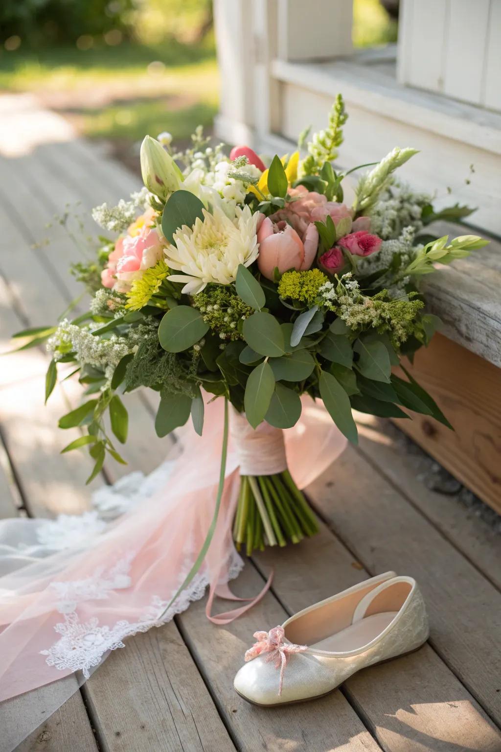 Celebrate the season with a bouquet of fresh, seasonal blooms. 🌼🌿 #SeasonalDecor #FlowerIdeas #RecitalGifts