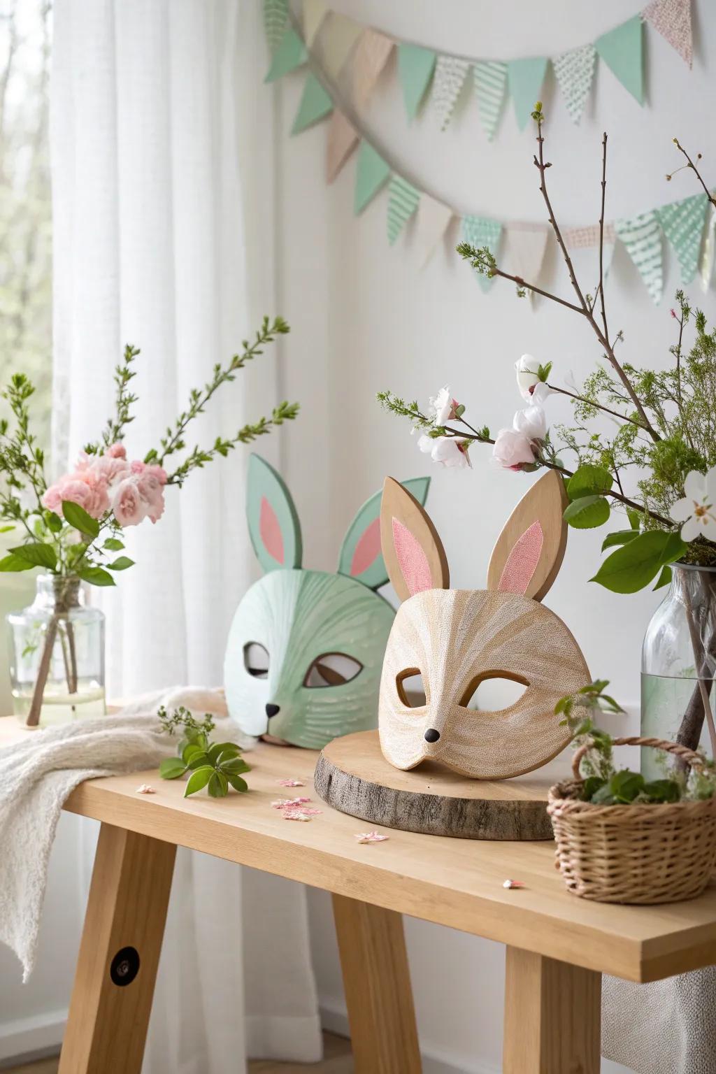 Let your wild side show with delightful spring animal masks that add character to any photo.