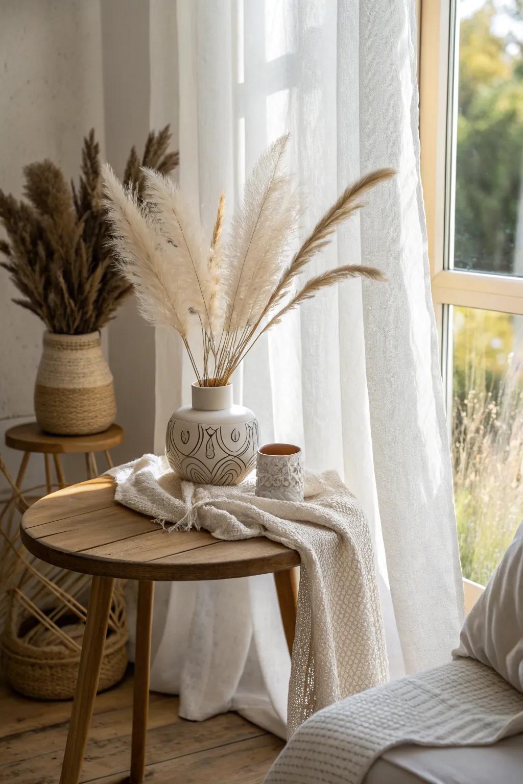 Enhance your garden decor with planters adorned with whimsical feathers. 🌿🪴 #GardenDecor #FeatherPlanters