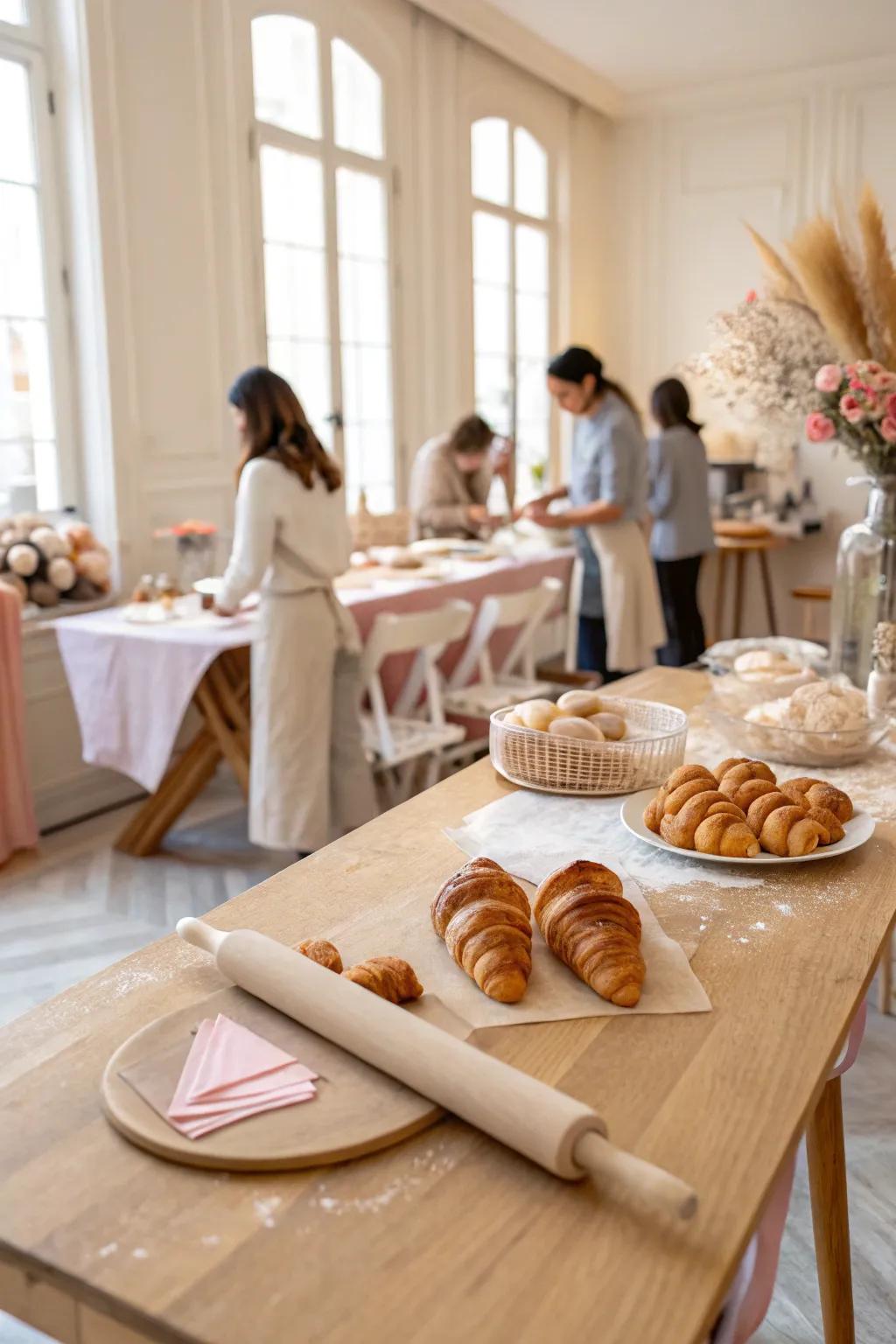 Learn the art of French pastry making. 🍰 #PastryWorkshop #FrenchBaking