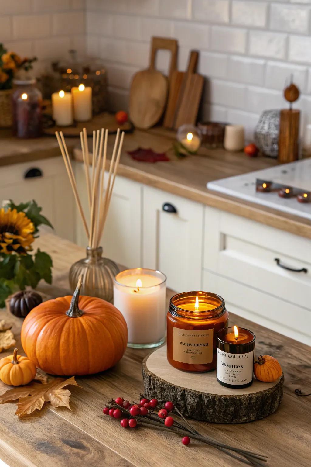 Warm, fragrant scents envelop your kitchen, enhancing the Halloween mood.