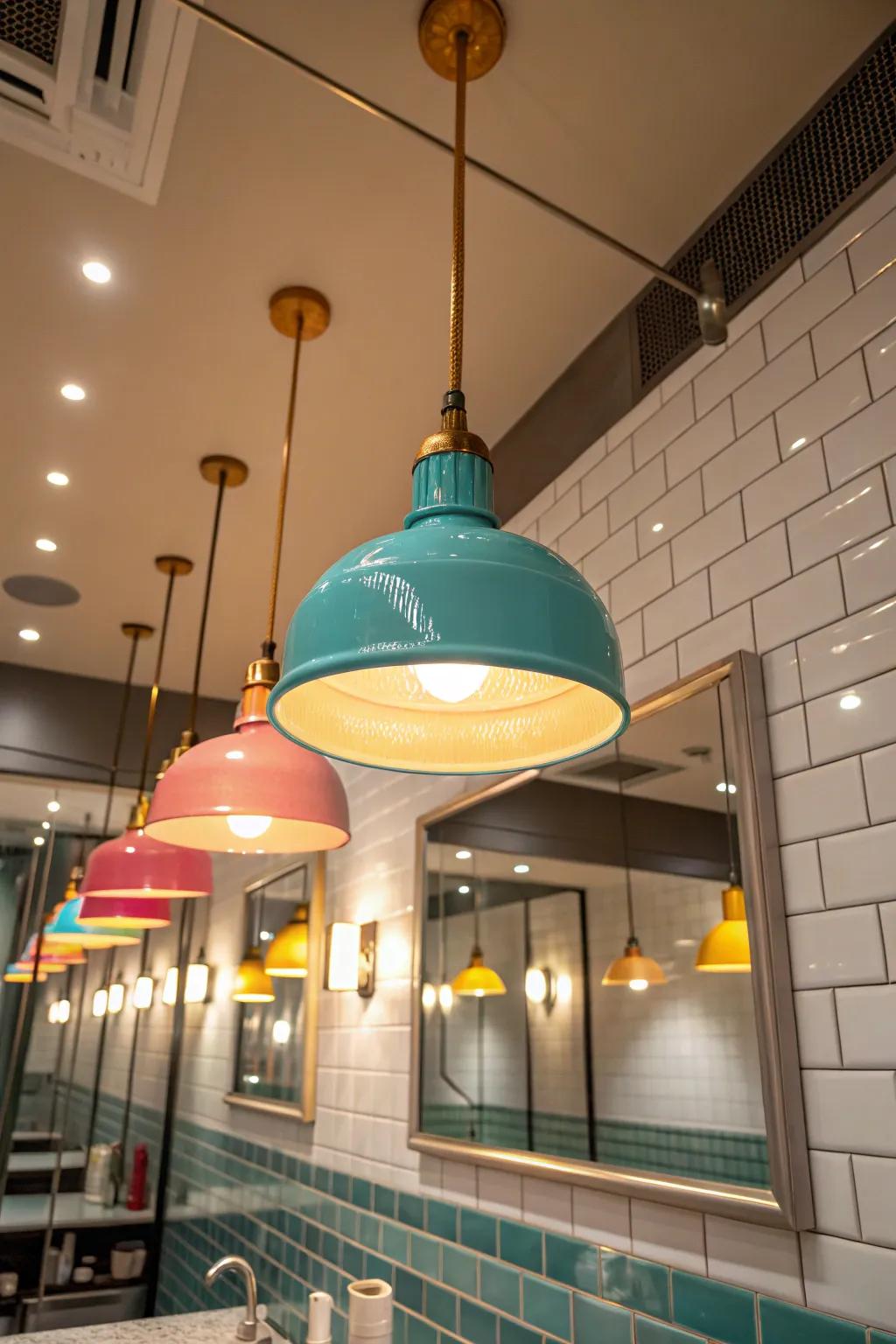 Zoned lighting offers versatility and ambiance in shared bathrooms.