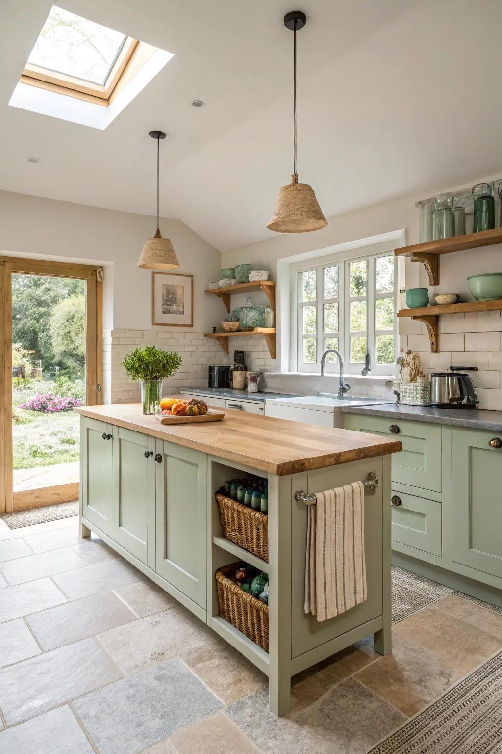 Discover the magic of hidden storage in a sleek, organized kitchen. #KitchenDesign #StorageSolutions