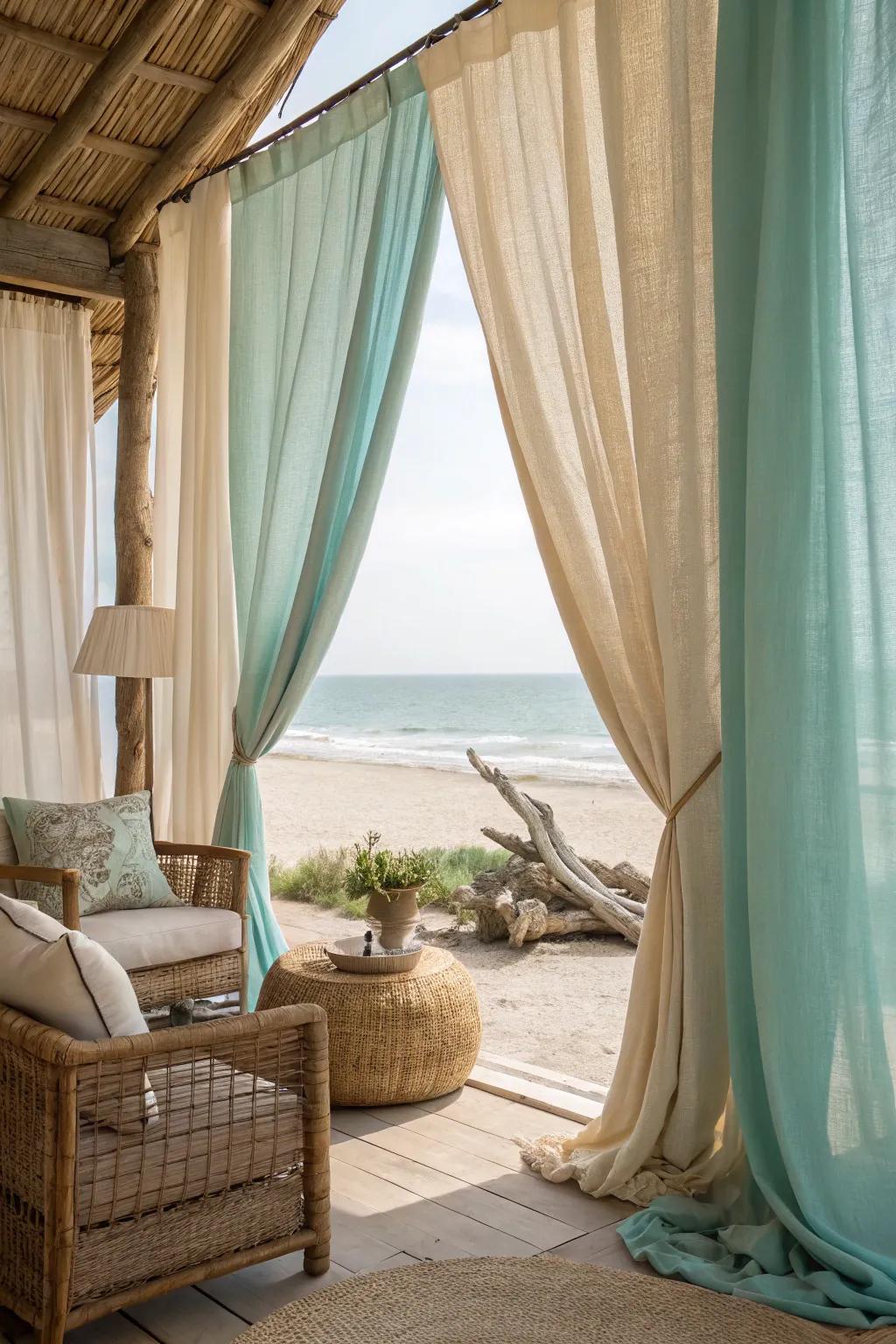 Enhance your decor with the sophistication of textured fabrics.