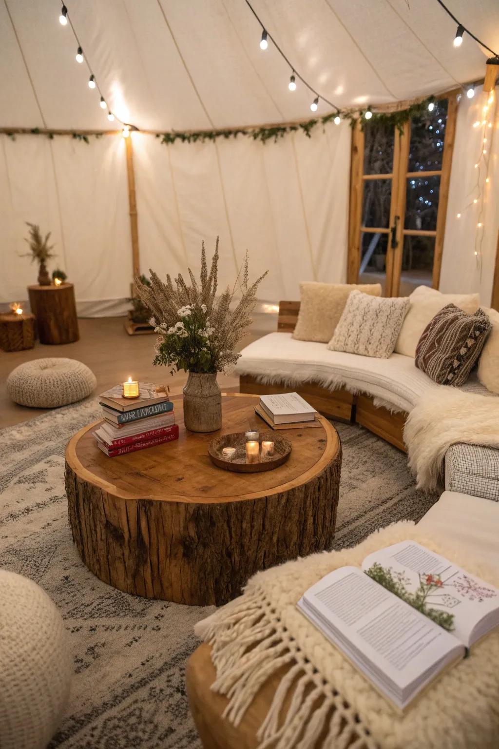 Create connections through the power of storytelling in a cozy winter gathering.