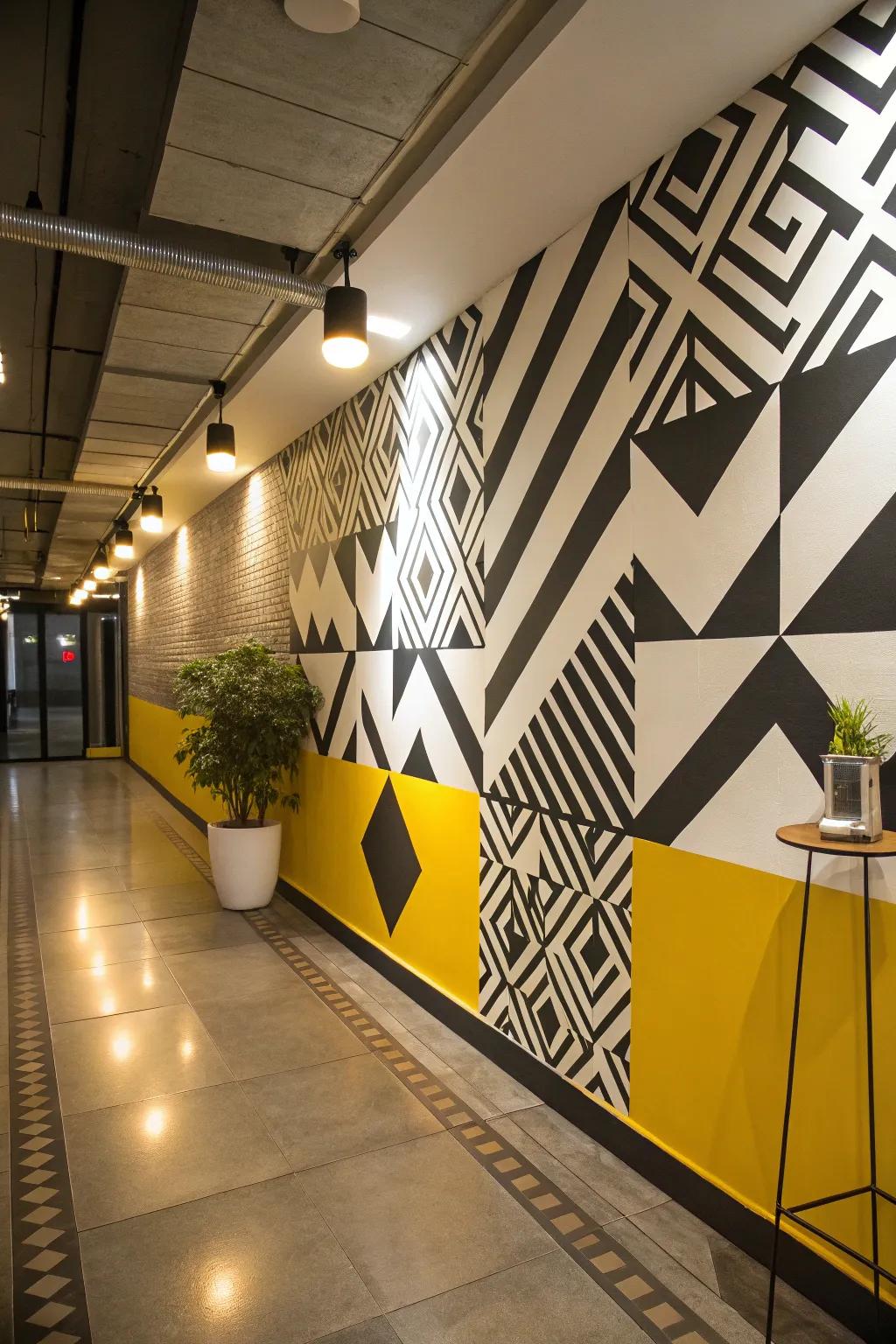 Make a statement with eye-catching geometric patterns that add a modern edge to your space.