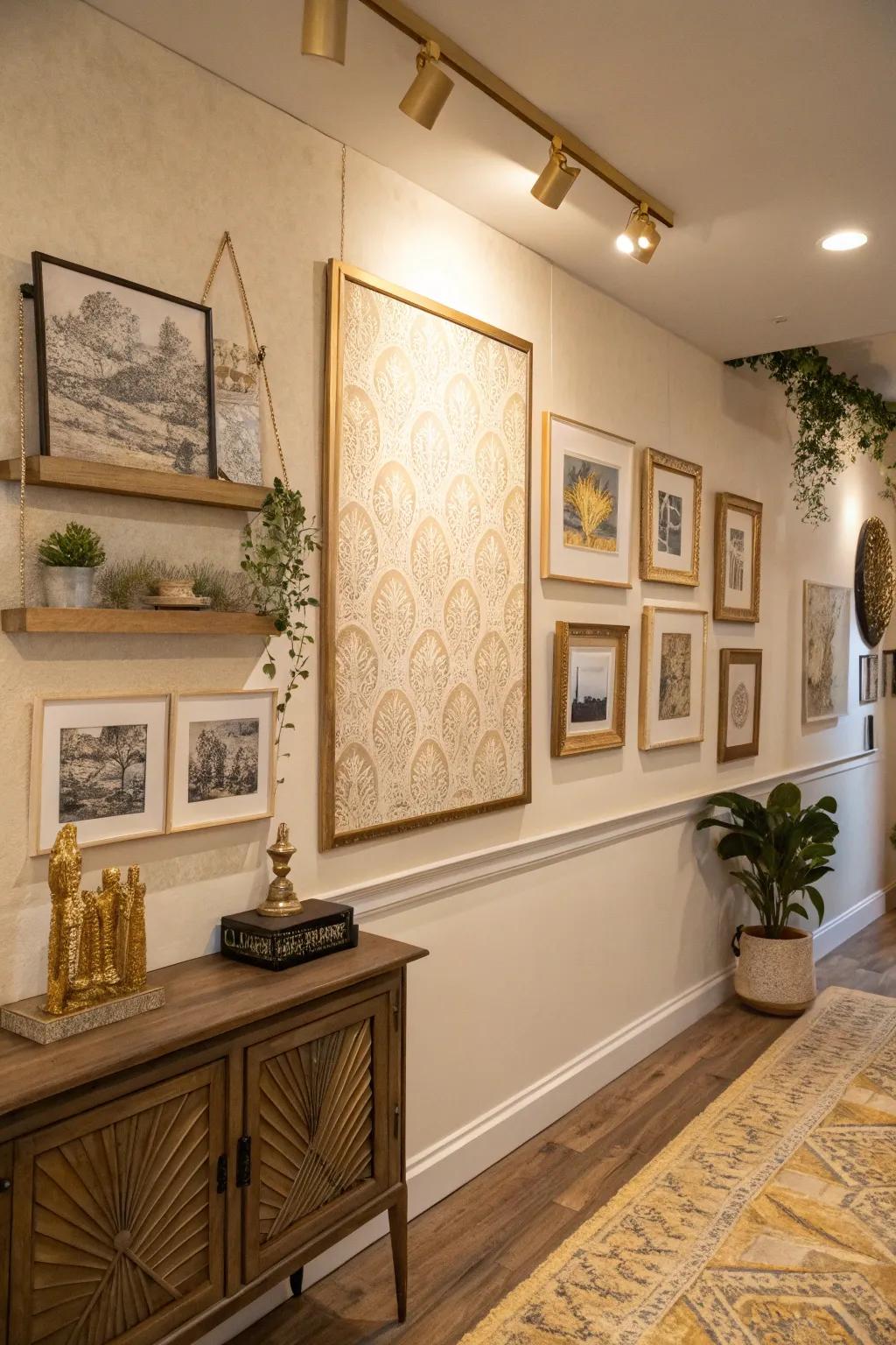 Craft your own gallery wall to tell your unique story through art.