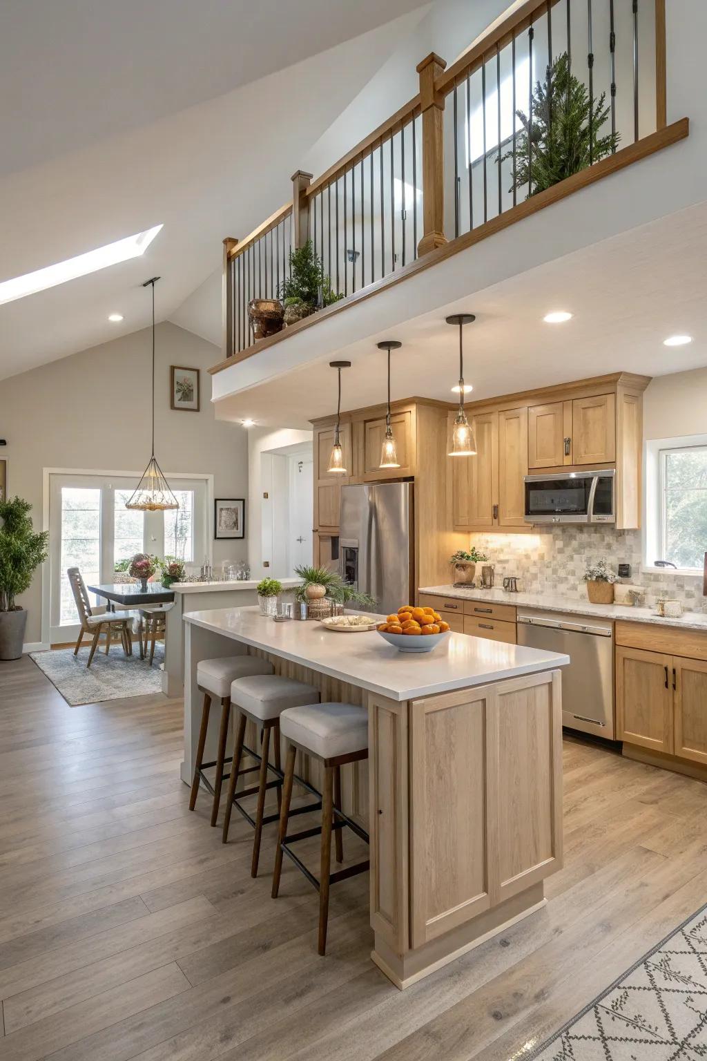 Open up your kitchen for a seamless flow between cooking and dining areas.