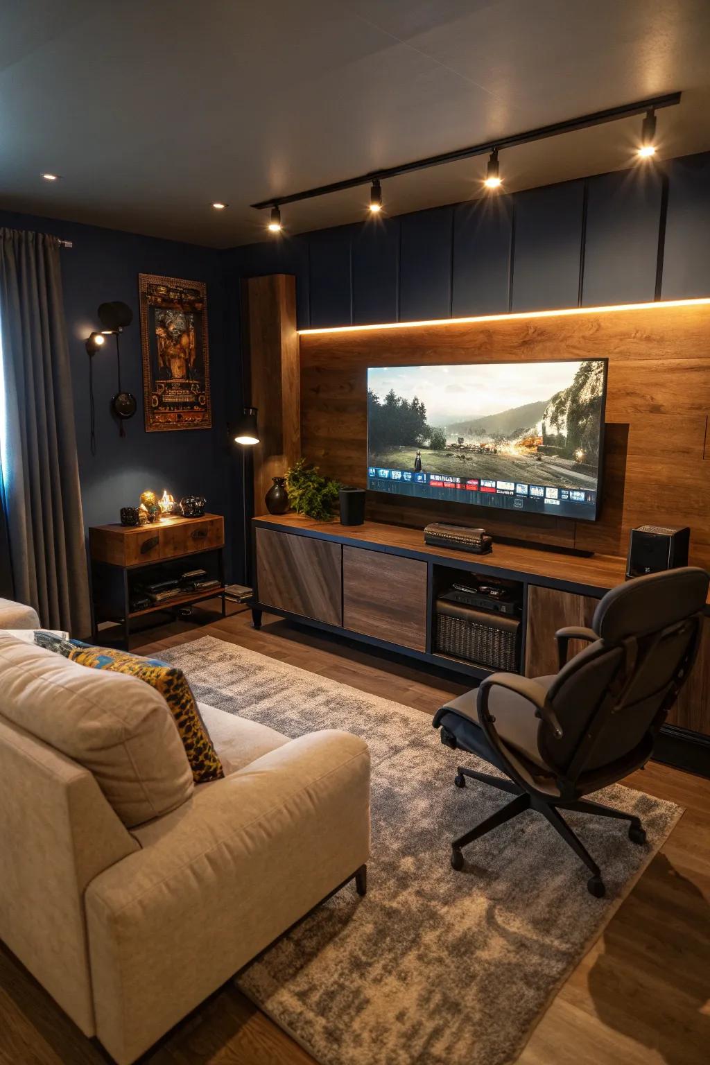 Transform your gaming station into a mini-theater with a large screen that pulls you into the game. #BigScreenGaming #HomeTheater