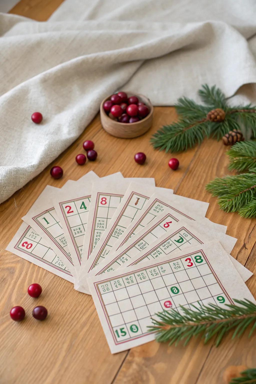 Gift the joy of play with a festive bingo set perfect for holiday celebrations.