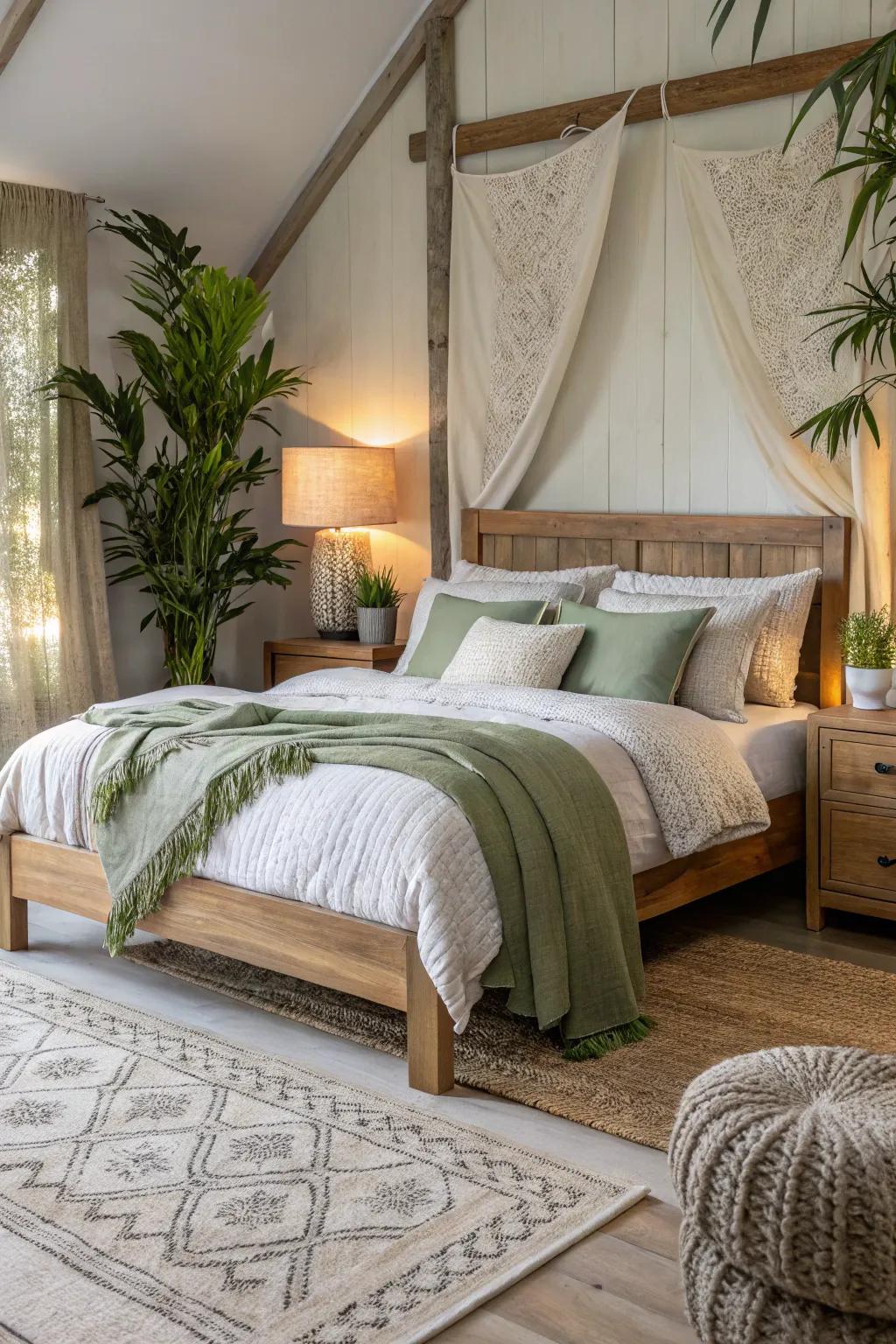 Eco-friendly choices create a beautiful and mindful space. 🌱 #EcoDecor #SustainableLiving