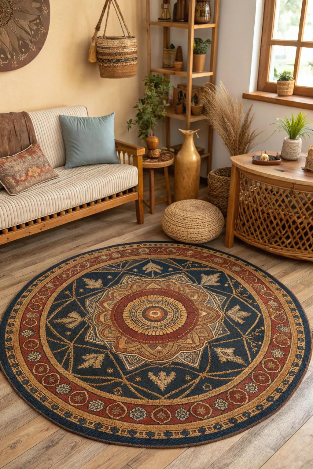 Bring the world into your living room with culturally rich designs. #CulturalDesign #WorldlyDecor