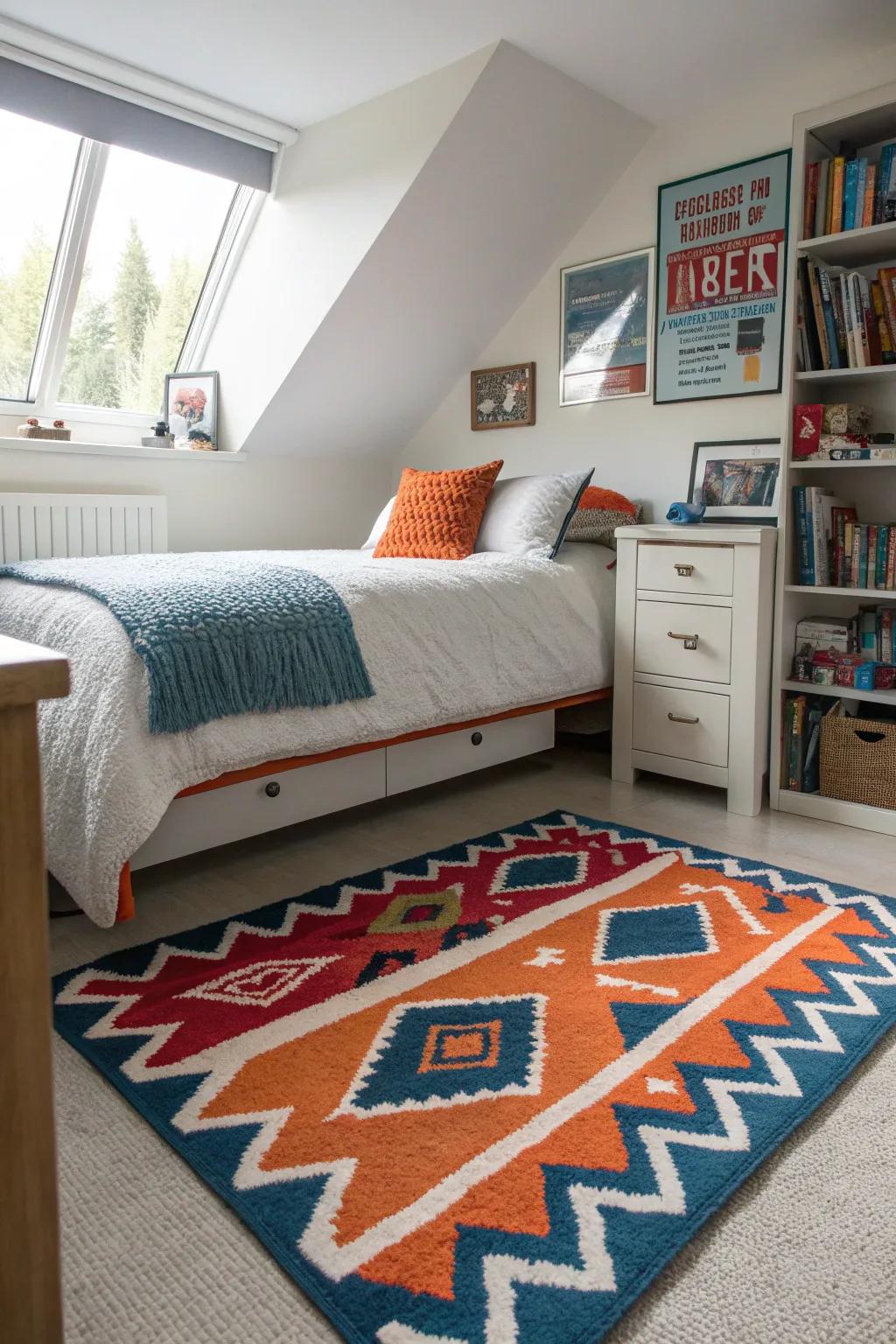 A statement rug can tie a room together, adding warmth and a touch of elegance. 🏡 #RugLove #InteriorInspiration