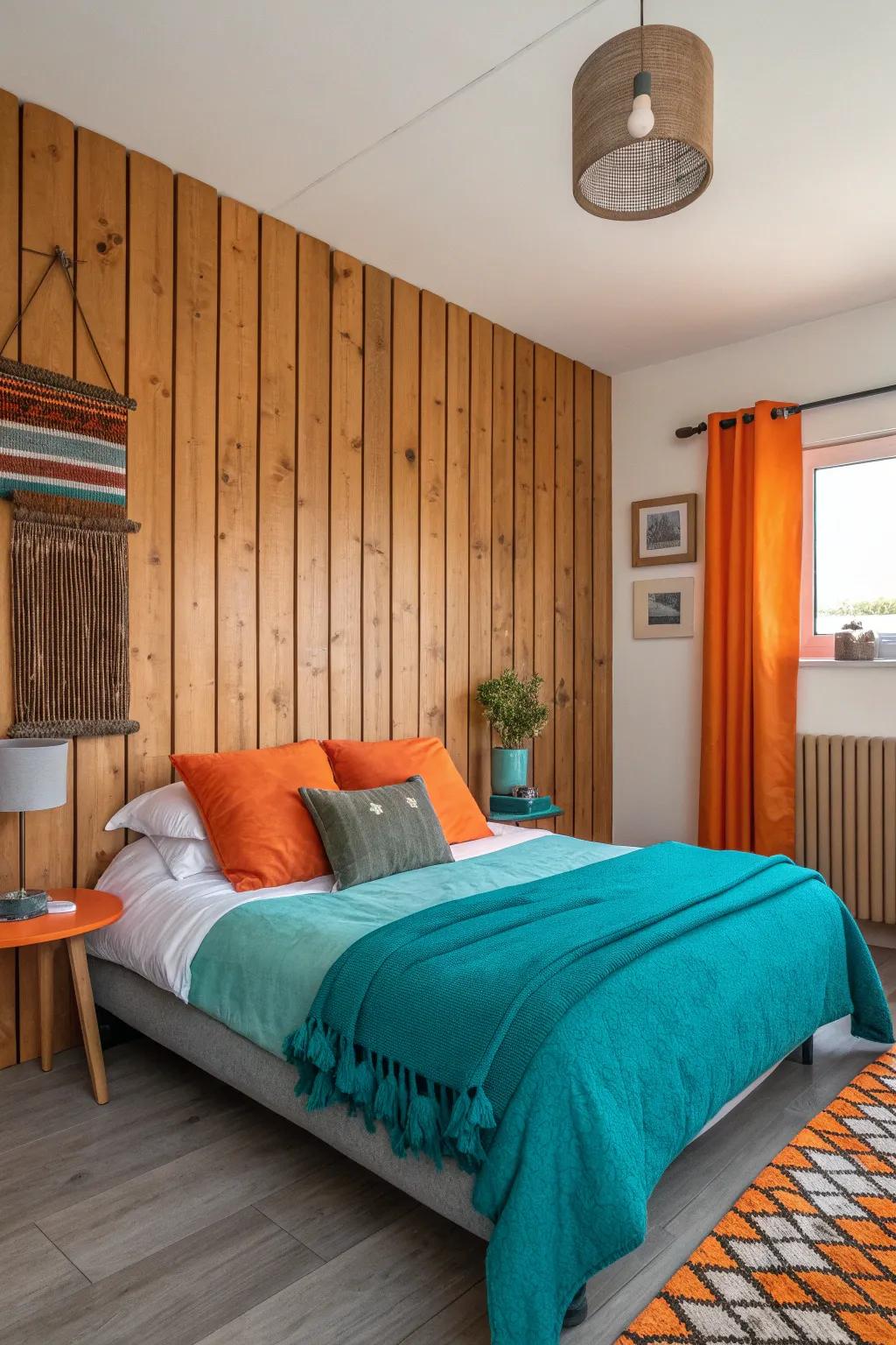 Add warmth and texture to your space with classic wood paneling.