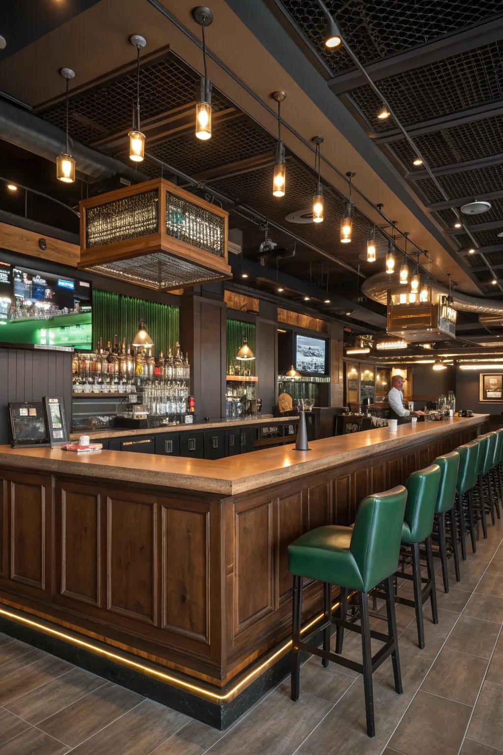 Light up your space with ambient and accent lighting for a warm, inviting atmosphere.