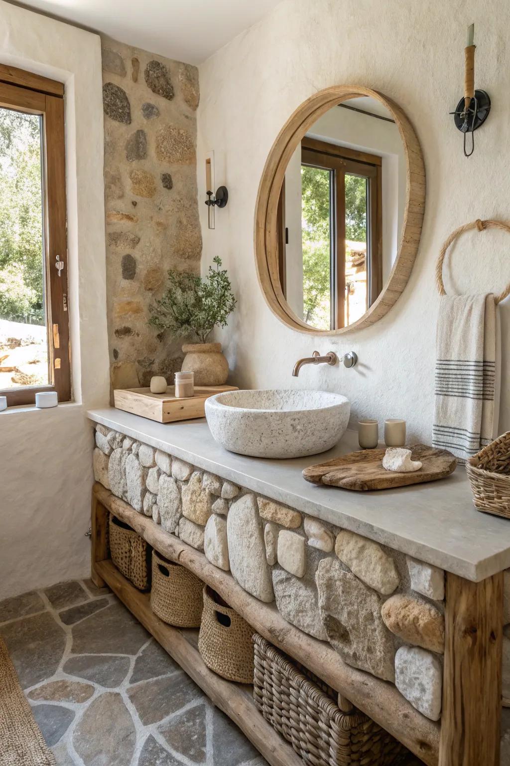 Stone countertops offer a natural elegance that's hard to resist.